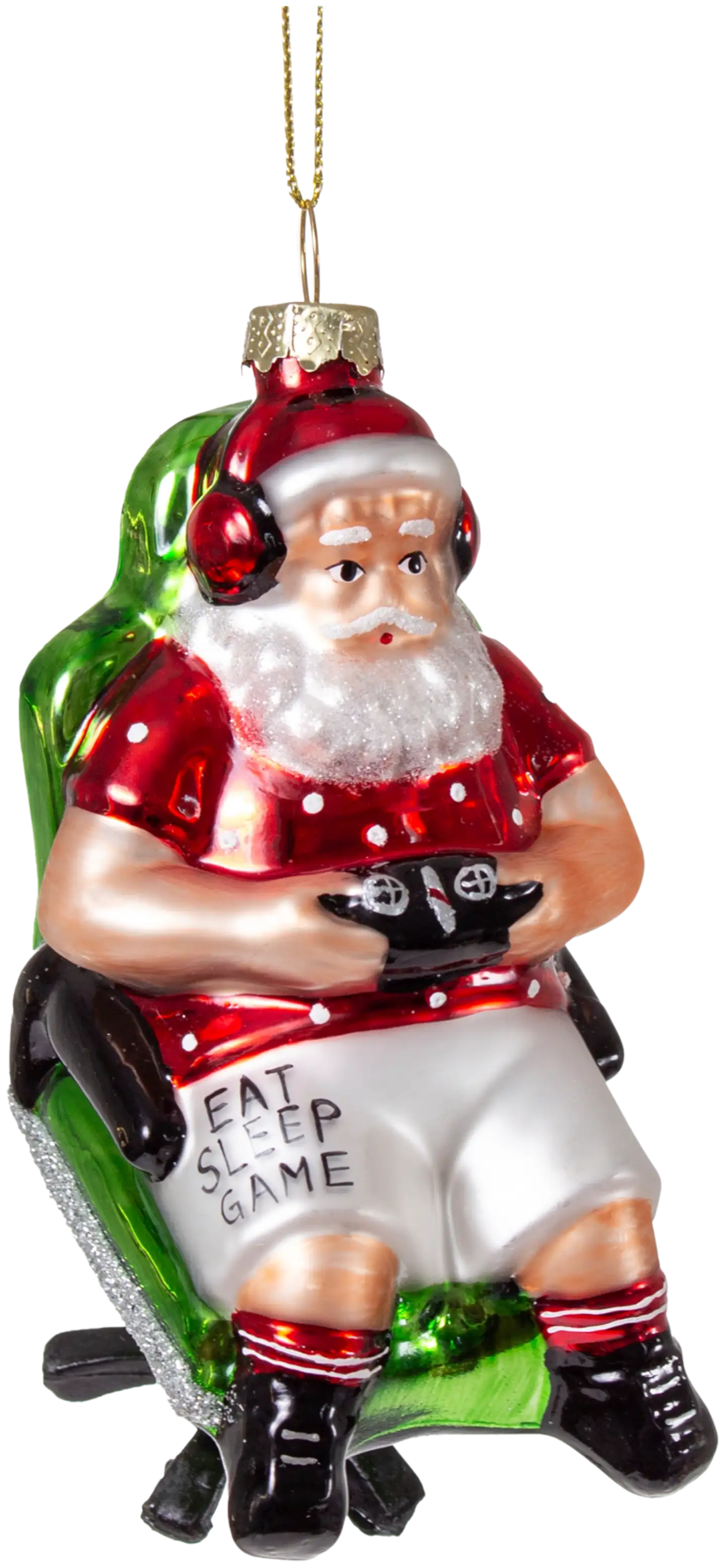 AmandaB joulukoriste Joulupukki puna-vihreä