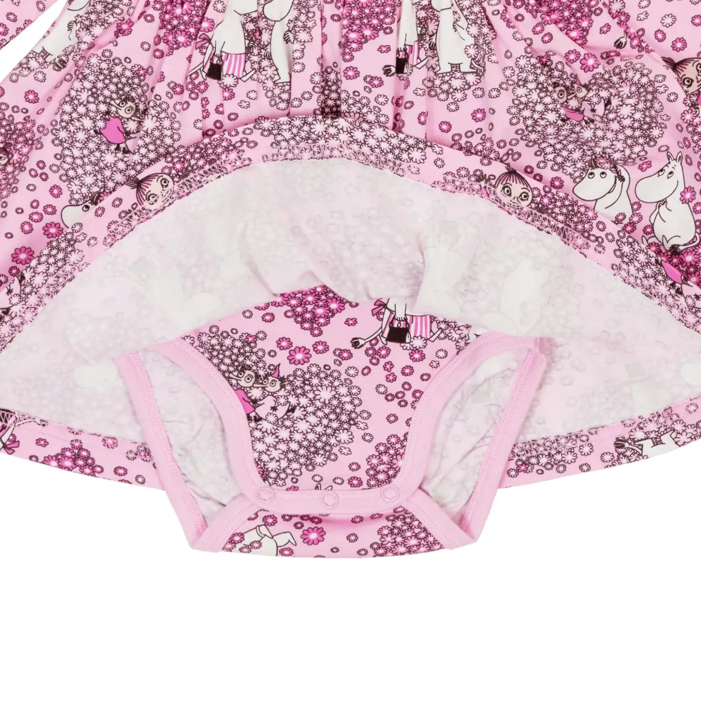 Muumi vauvojen bodymekko Ystävät 590987 - Pinkki - 2