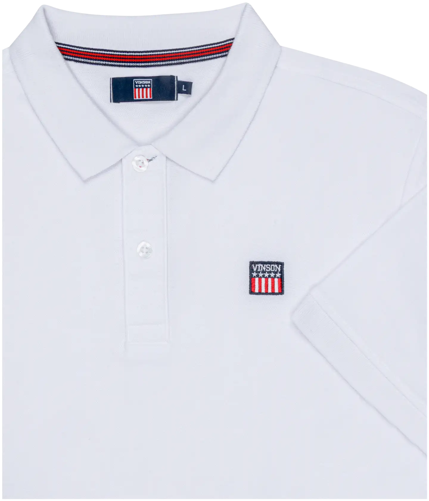 Vinson miesten pikeepaita Mike - 11-0601TCX White - 3