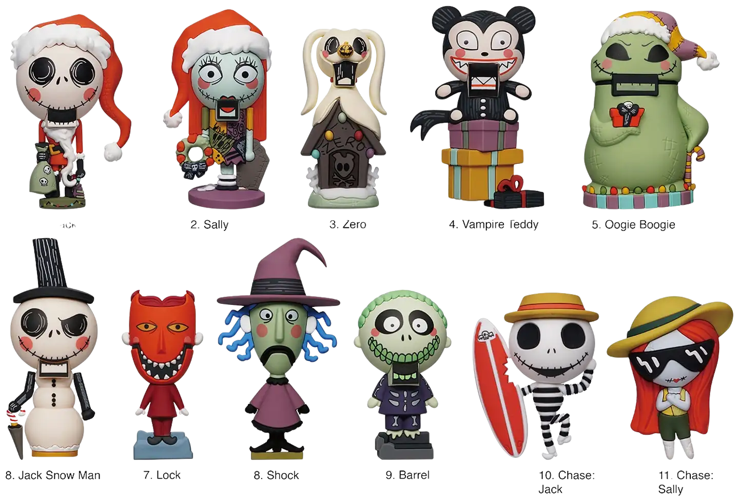 Monogram keräilyhahmo Nightmare Before Christmas Bag Clip  S9 - 2