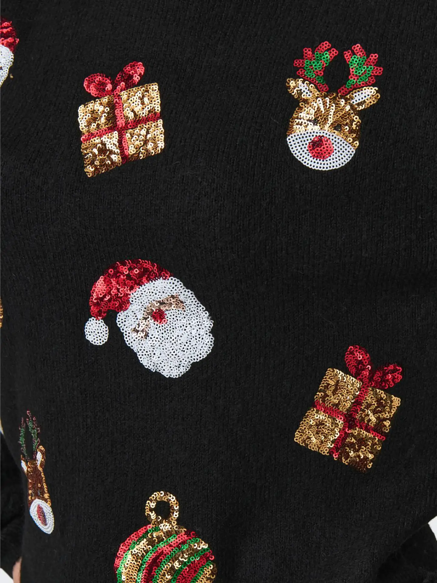 JDY naisten jouluneule Jdysanta - BLACK - 3