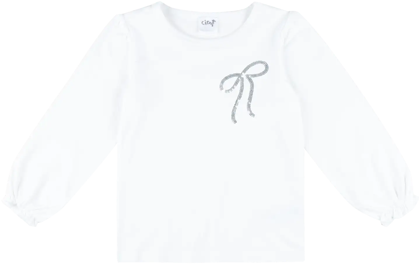Ciraf lasten trikoopaita juhla 25tc254014 - WHITE - 1