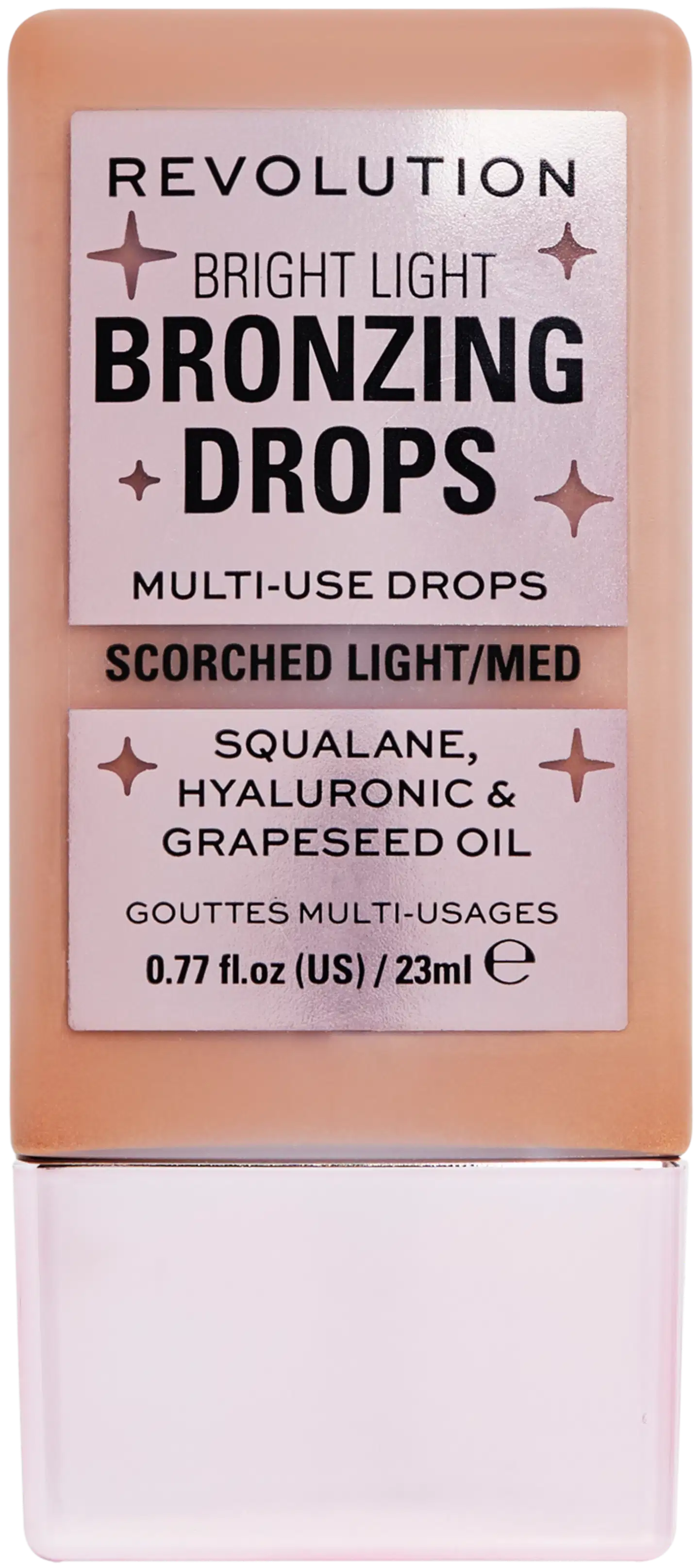 Makeup Revolution Bright Light hehkua antavat meikkitipat 23ml Golden Star Dew - Bronze Scorched - 1