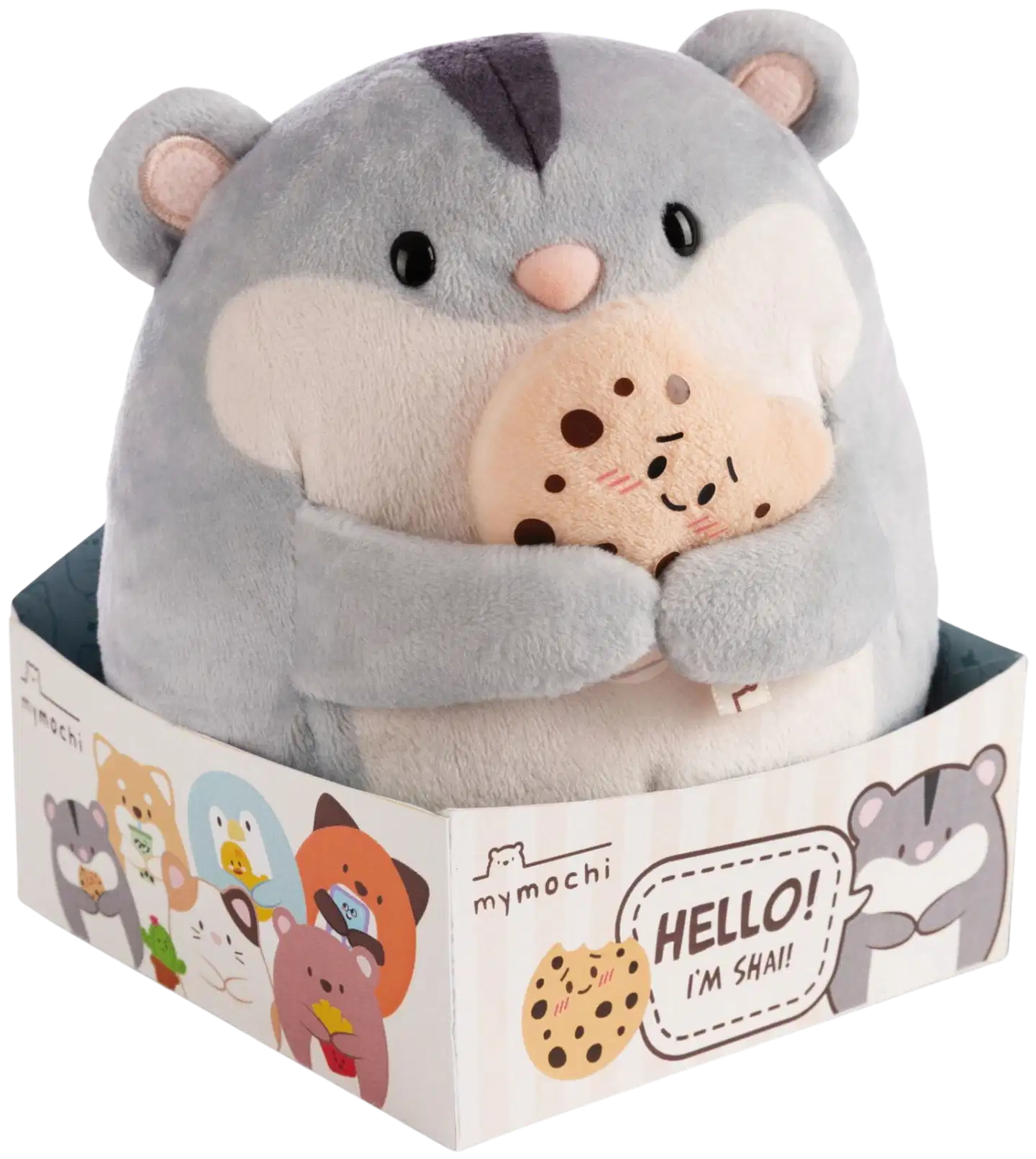 Mymochi pehmolelu Hamster Shai lahjalaatikossa 16 cm - 1
