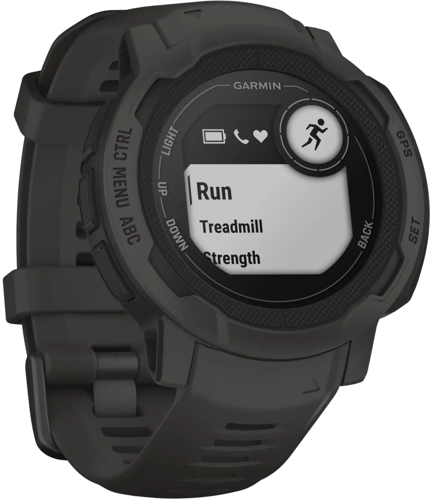 Garmin Instinct 2 multisport GPS kello, tummanharmaa - 5