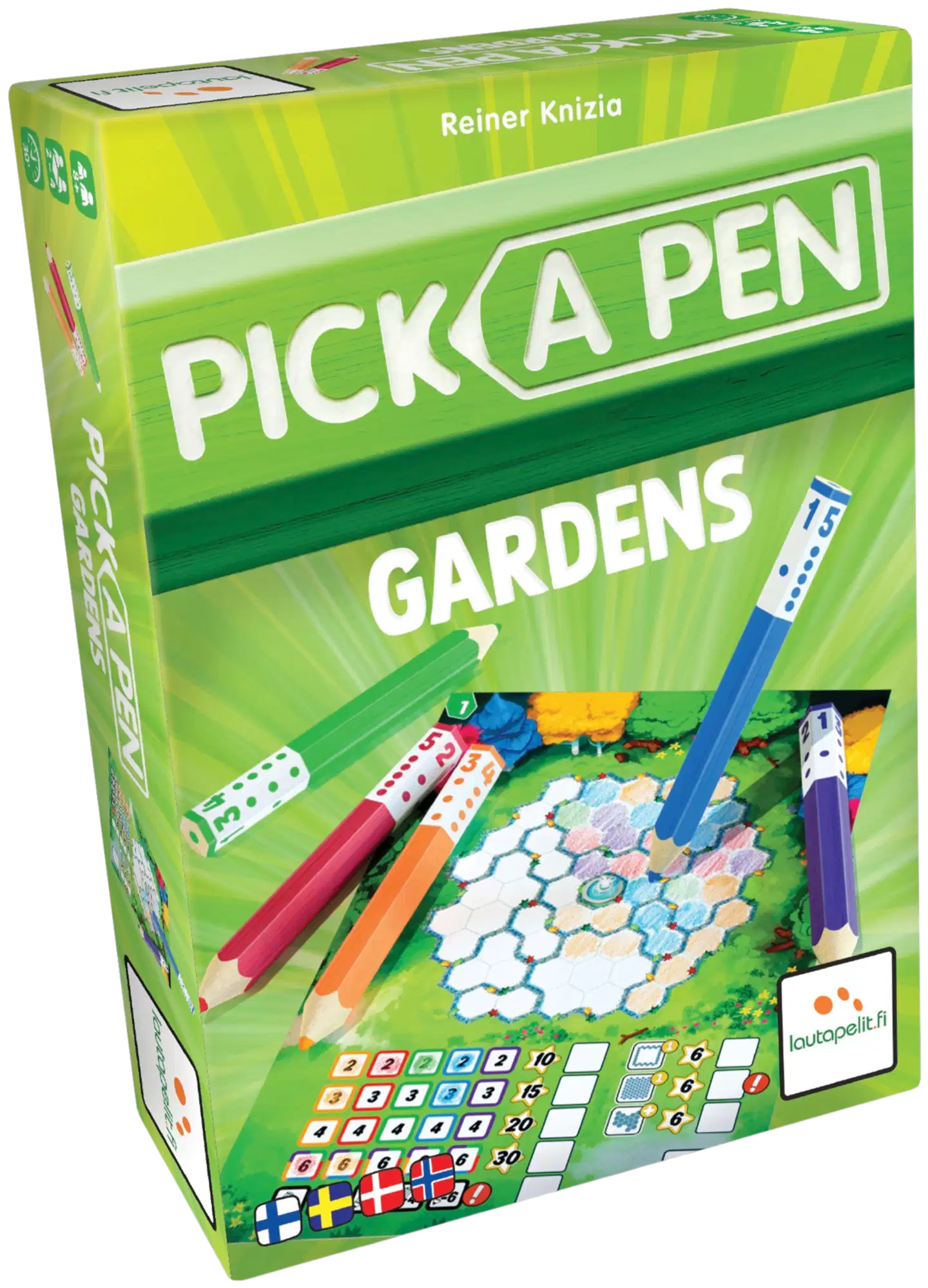 Lautapelit.fi Pick a Pen - Gardens perhepeli