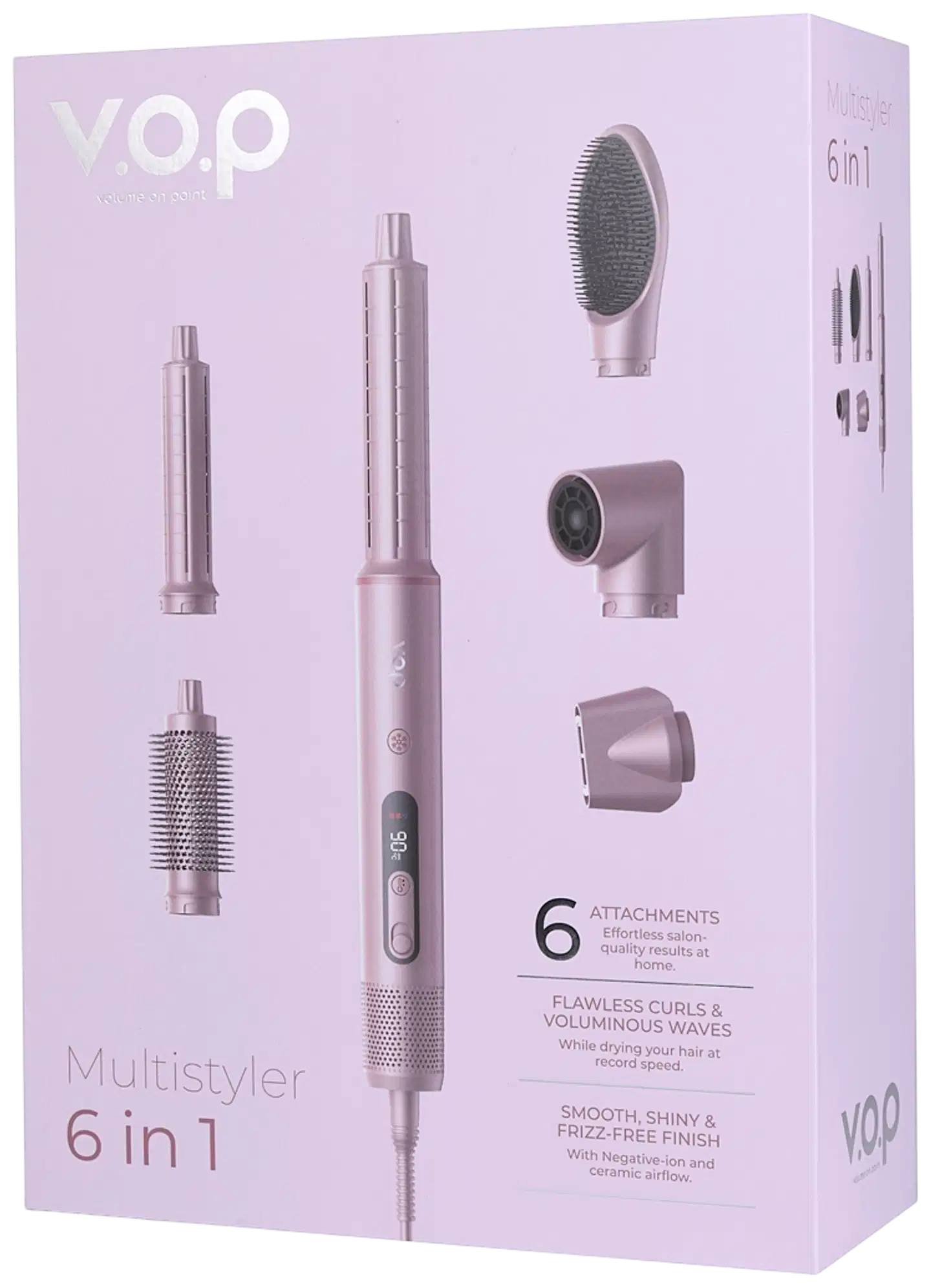 V.O.P Multistyler hiustenmuotoilulaite pinkki - 9