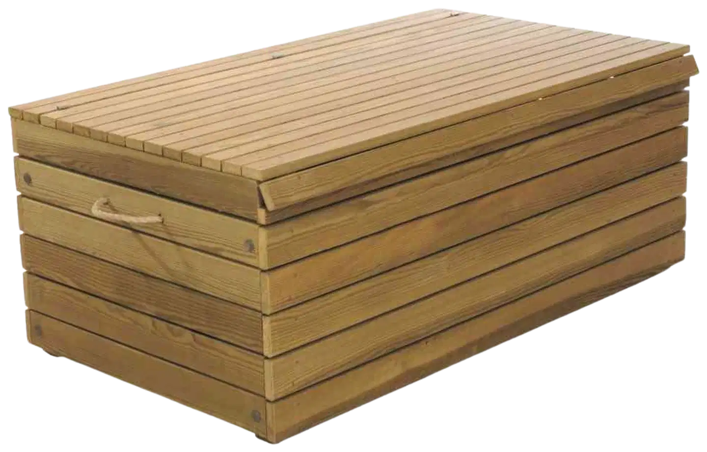 Paula arkku 120cm, kestopuu vihreä - 1