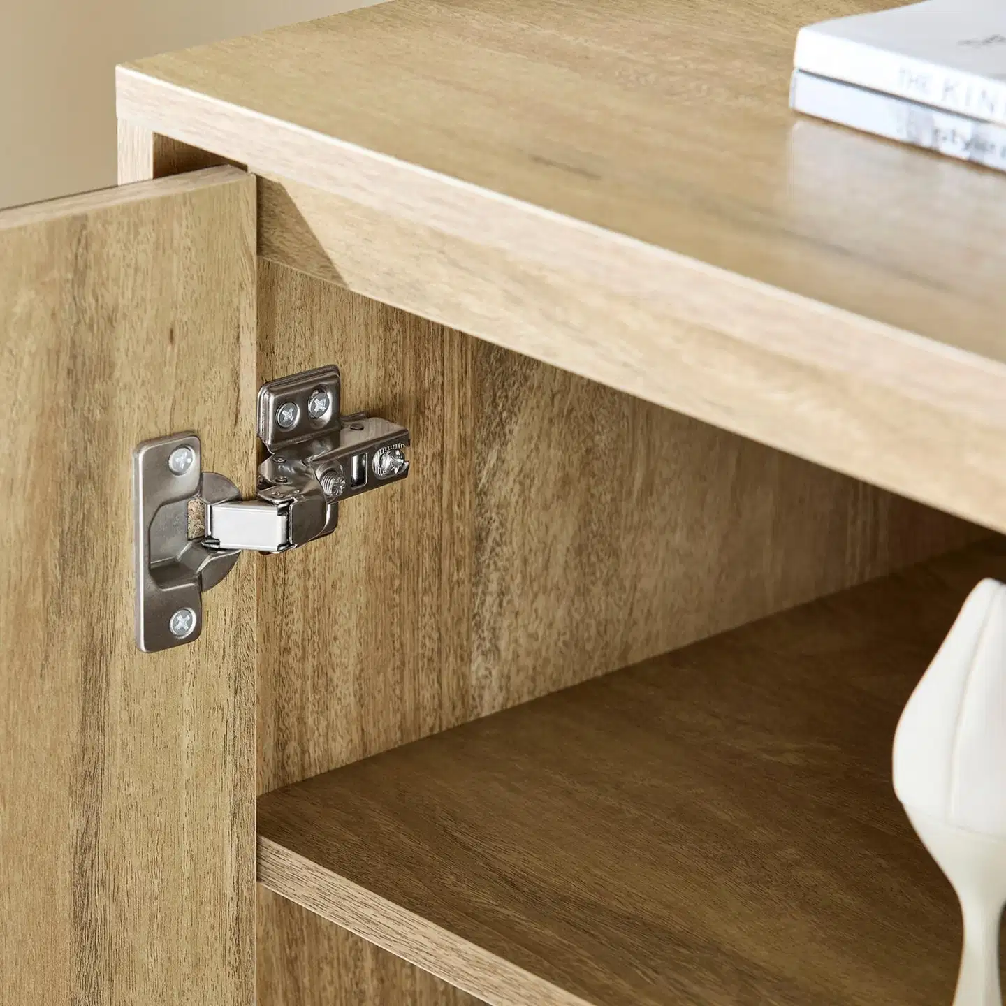SoBuy kenkäkaappi vaalea tammi FSB96-G - 5