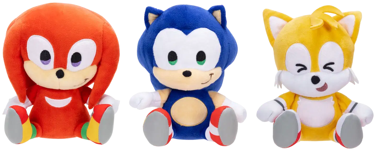 Pehmolelu Sonic - 7", erilaisia - 13