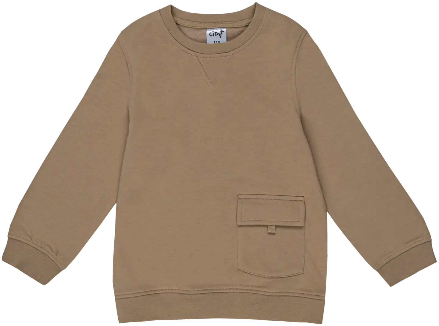 Ciraf lasten collegepusero tasku 25PC254014 - BEIGE - 1
