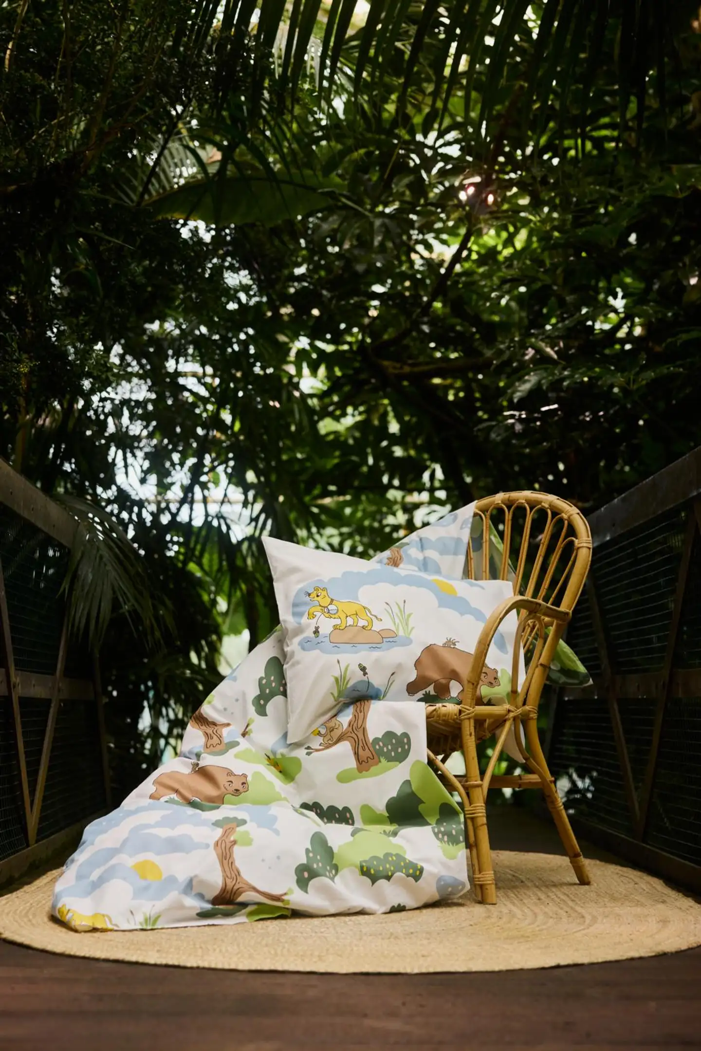 Finlayson lasten pussilakanasetti Seikkailu 120X160+40X60 multiväri - 2