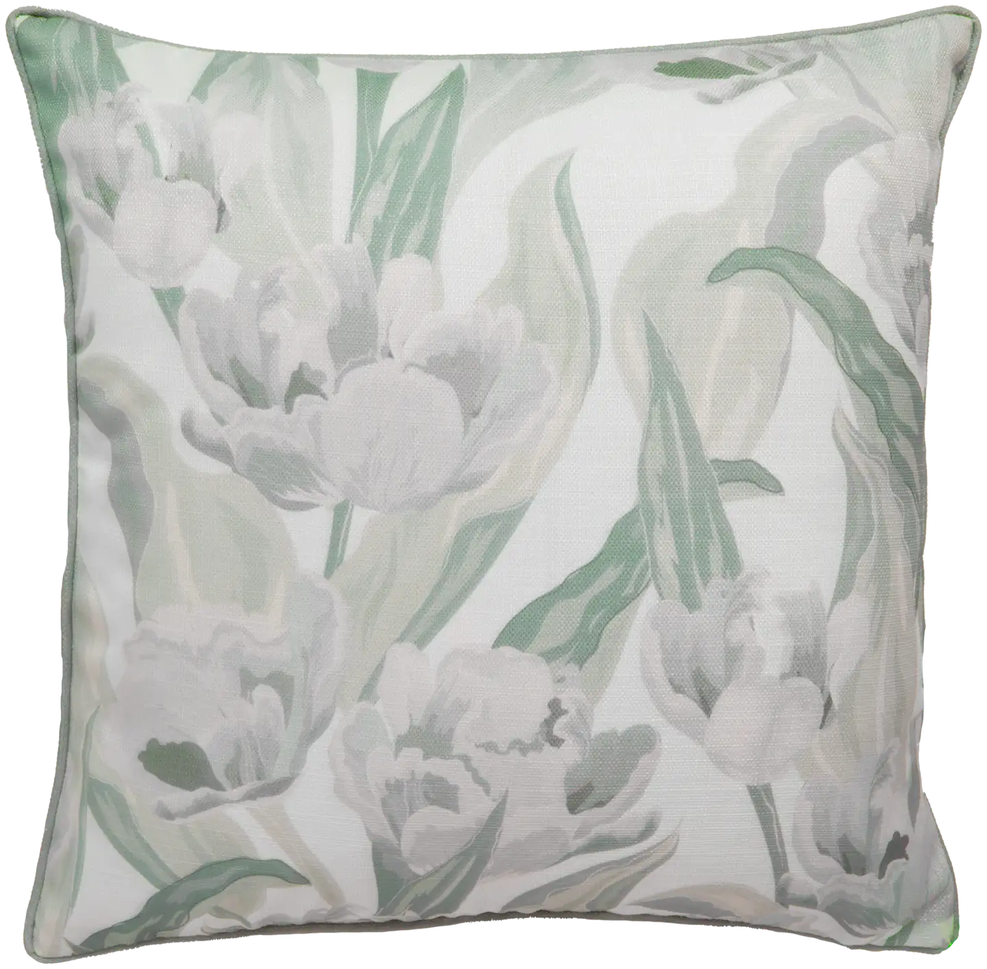 House sisustustyynynpäällinen Rory tulips 50x50 cm, beige/vihreä/valkoinen - 1