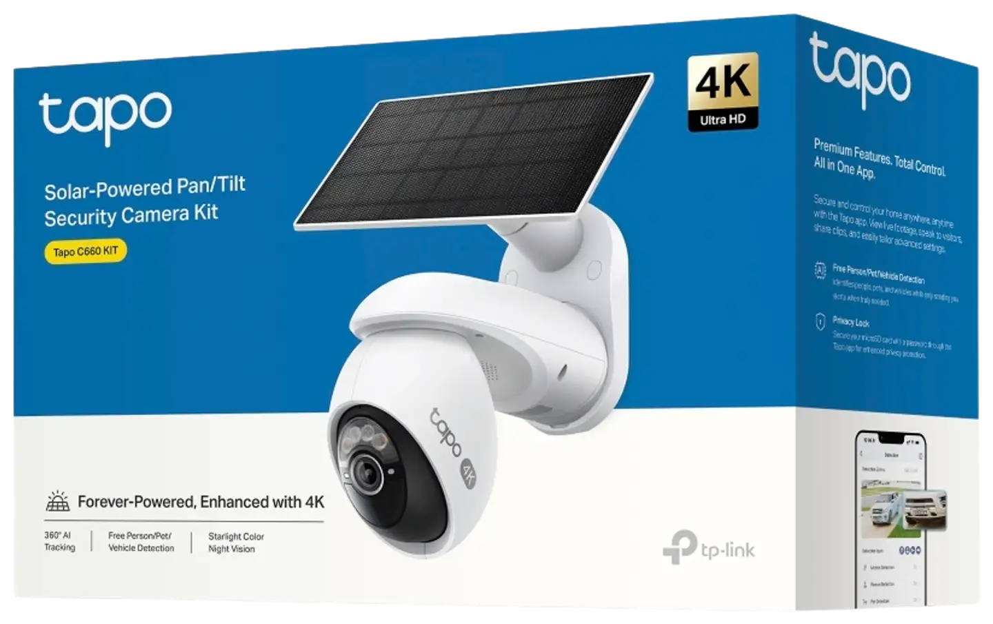 TP-Link Tapo C660 KIT SOLAR valvontakamera - 3