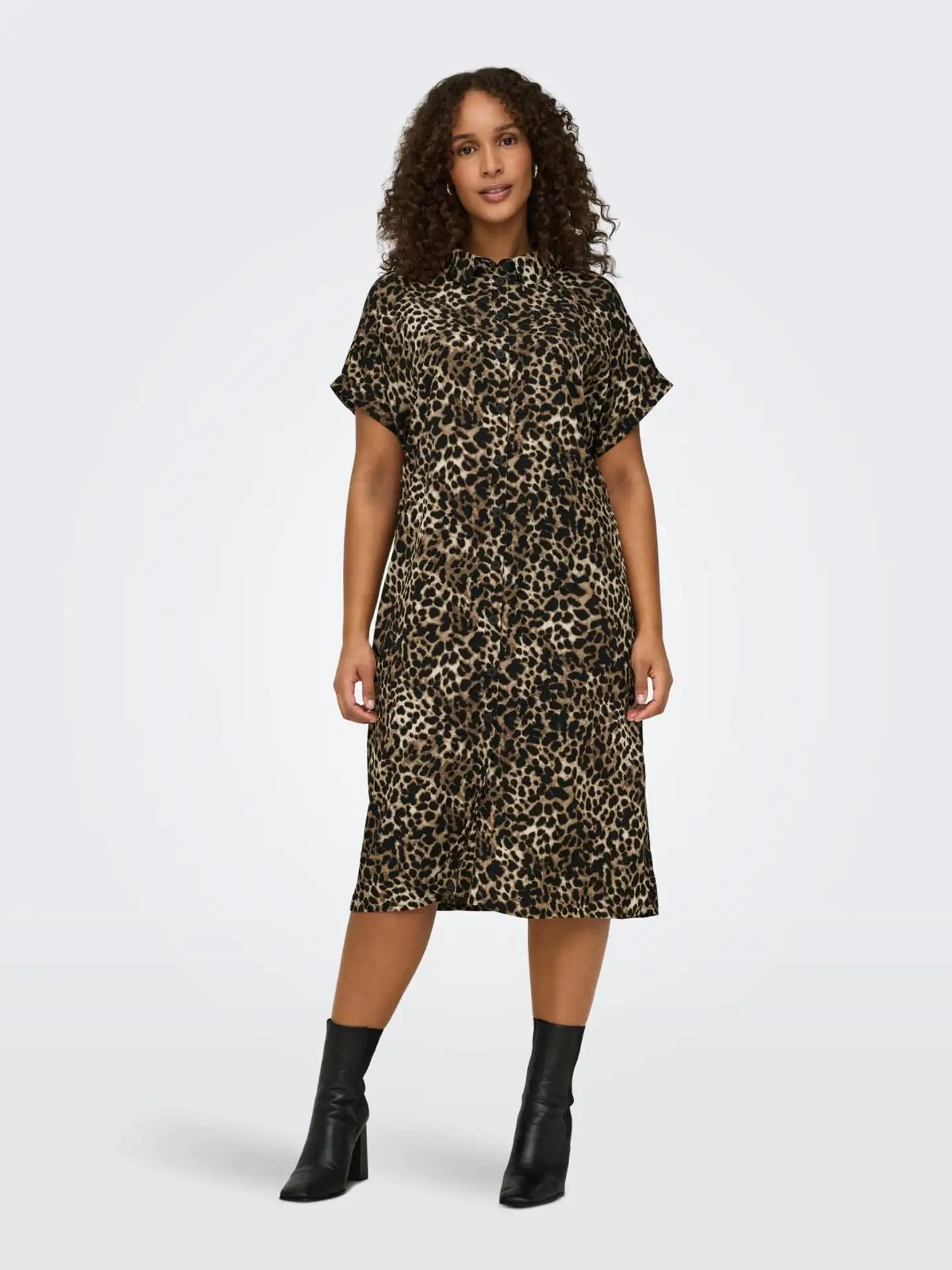 ONLY CARMAKOMA naisten paitamekko Cardiega - BLACK - 5