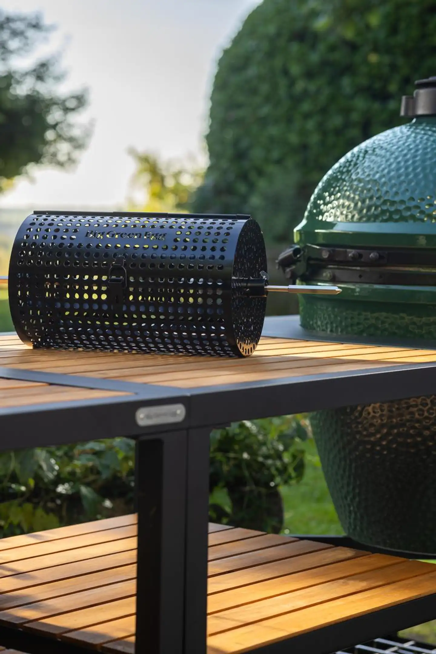 Big Green Egg grillivarraskori Rotisserieen - 3