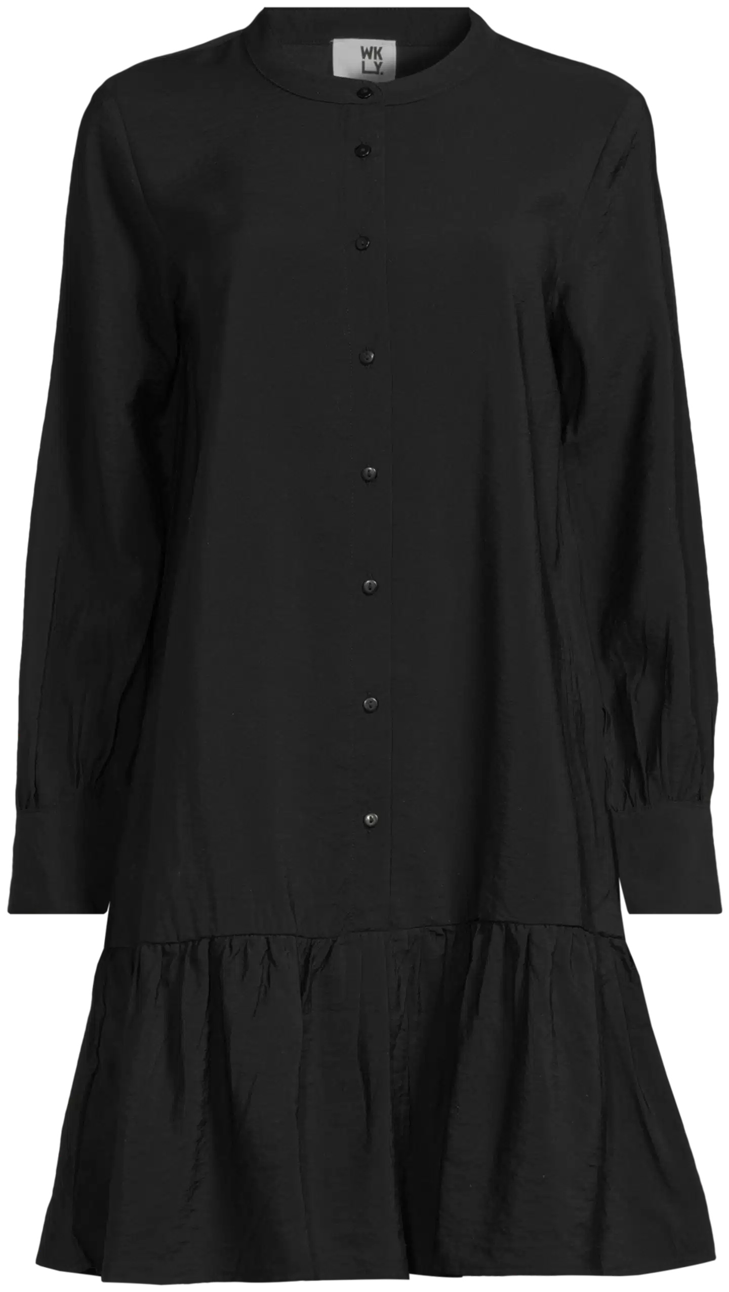 WKLY. naisten lyhyt paitamekko 218W030425 - BLACK - 2