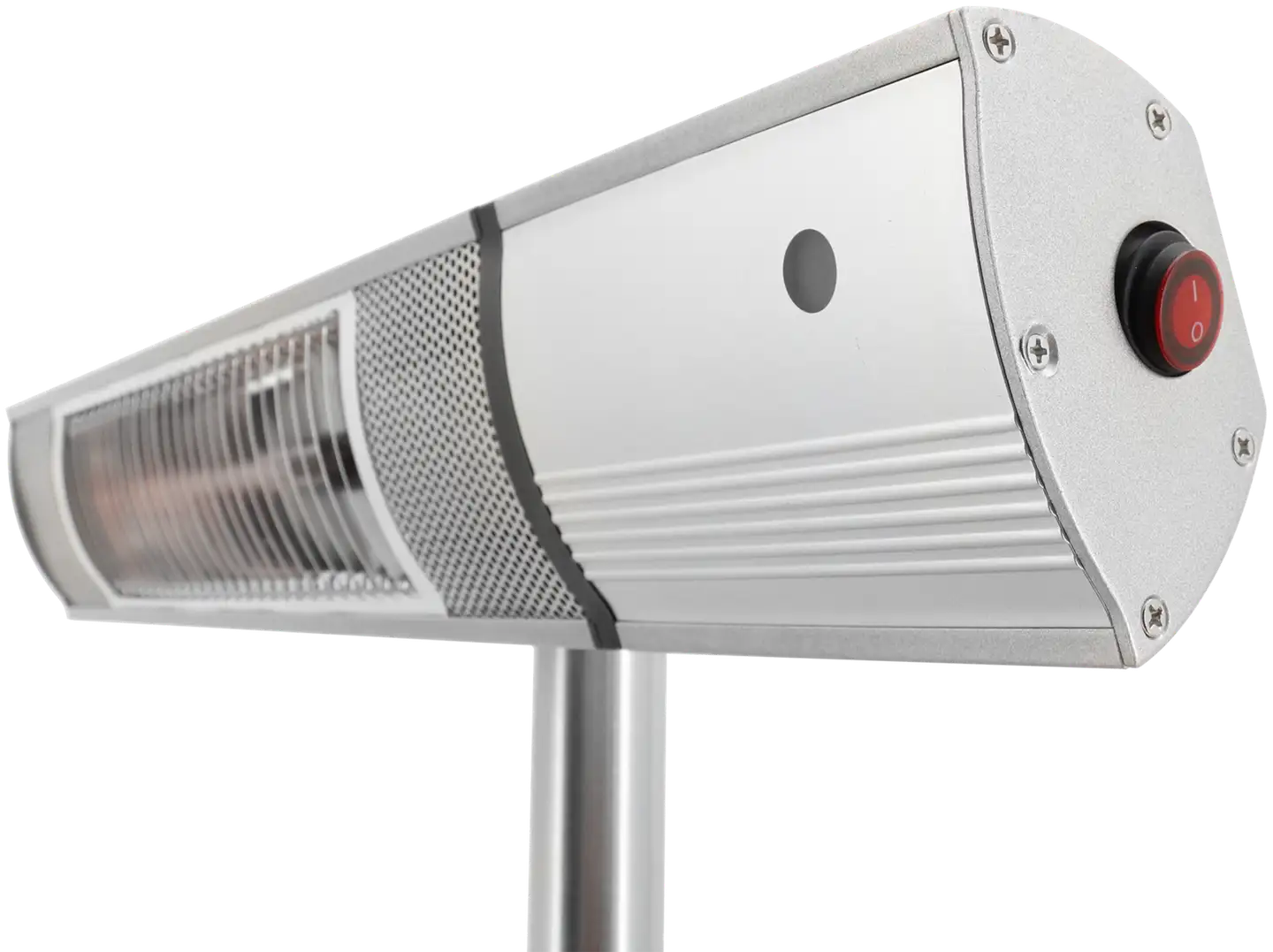 HORTUS Terassilämmitin 500/1000/1500W lattiamalli, kaukosäädin, RGT, hopea - 6