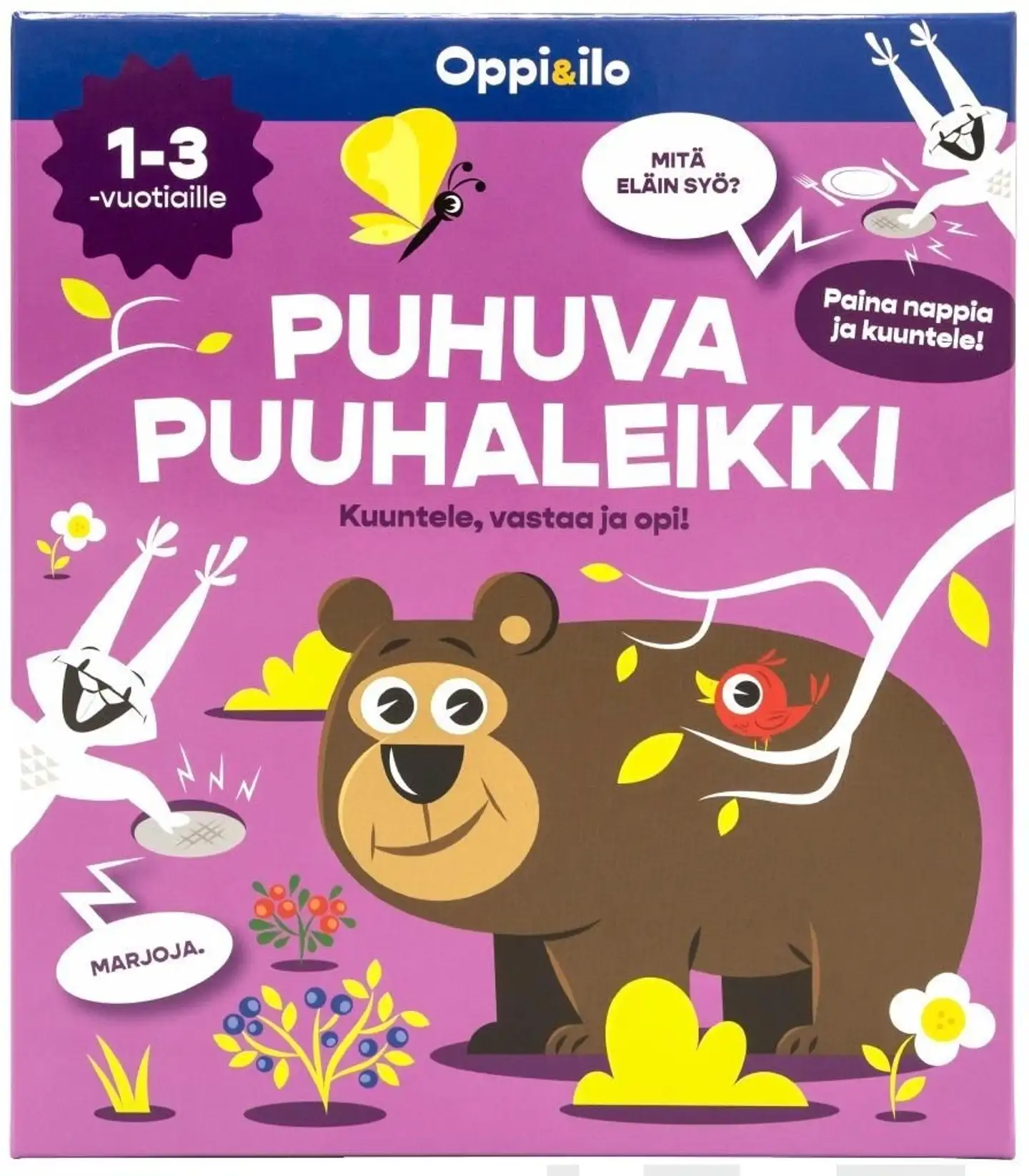 Oppi&ilo  Puhuva puuhaleikki 1-3 v