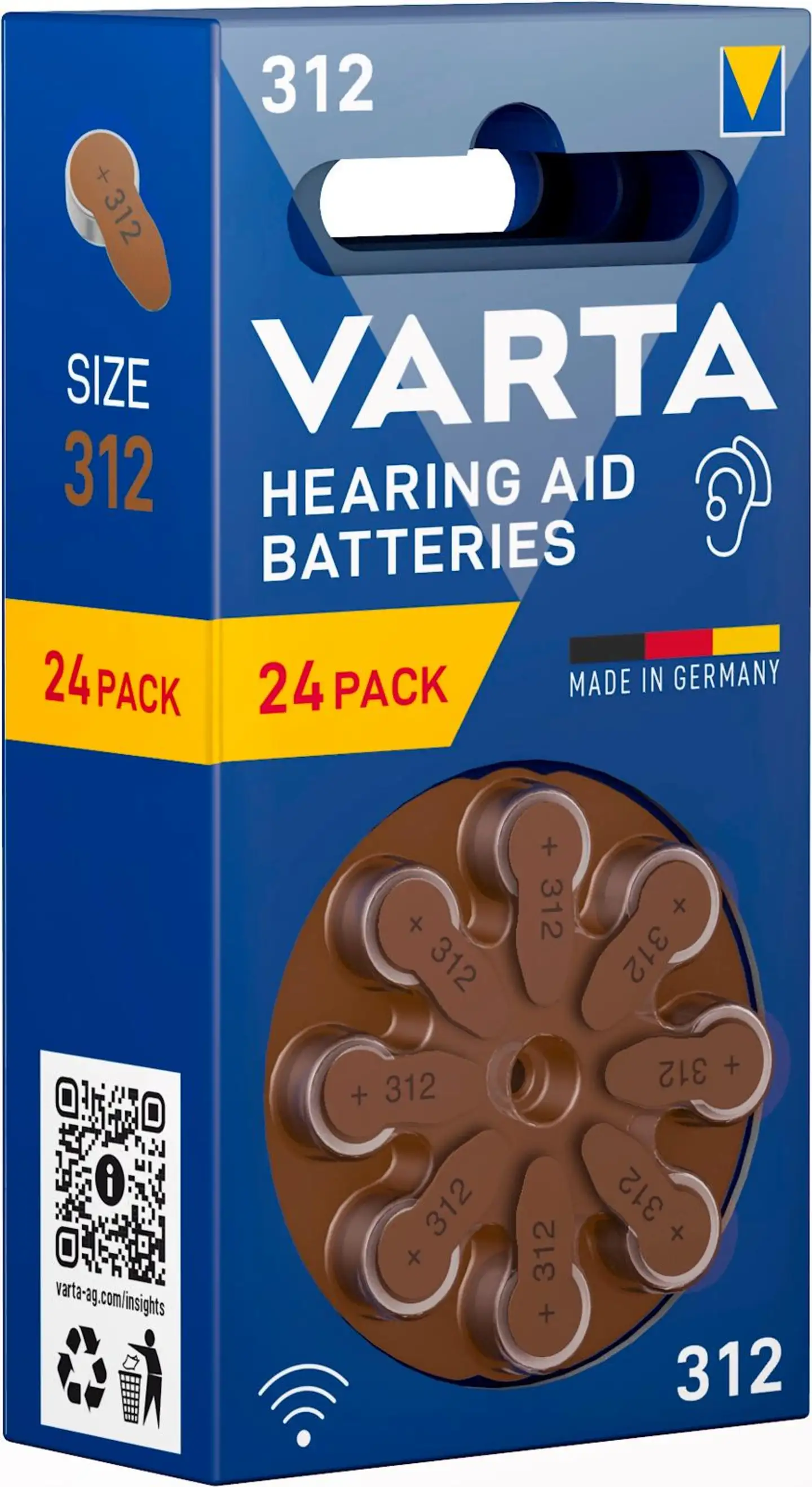 Varta Kuulokojeparisto 312 24 Box - 2