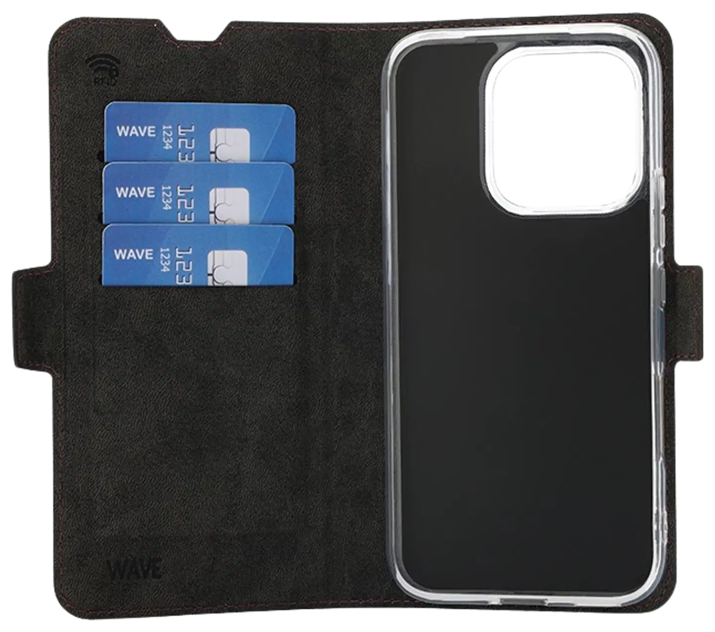 Wave Book Case, Honor 600 Lite, smoky sangria - 3