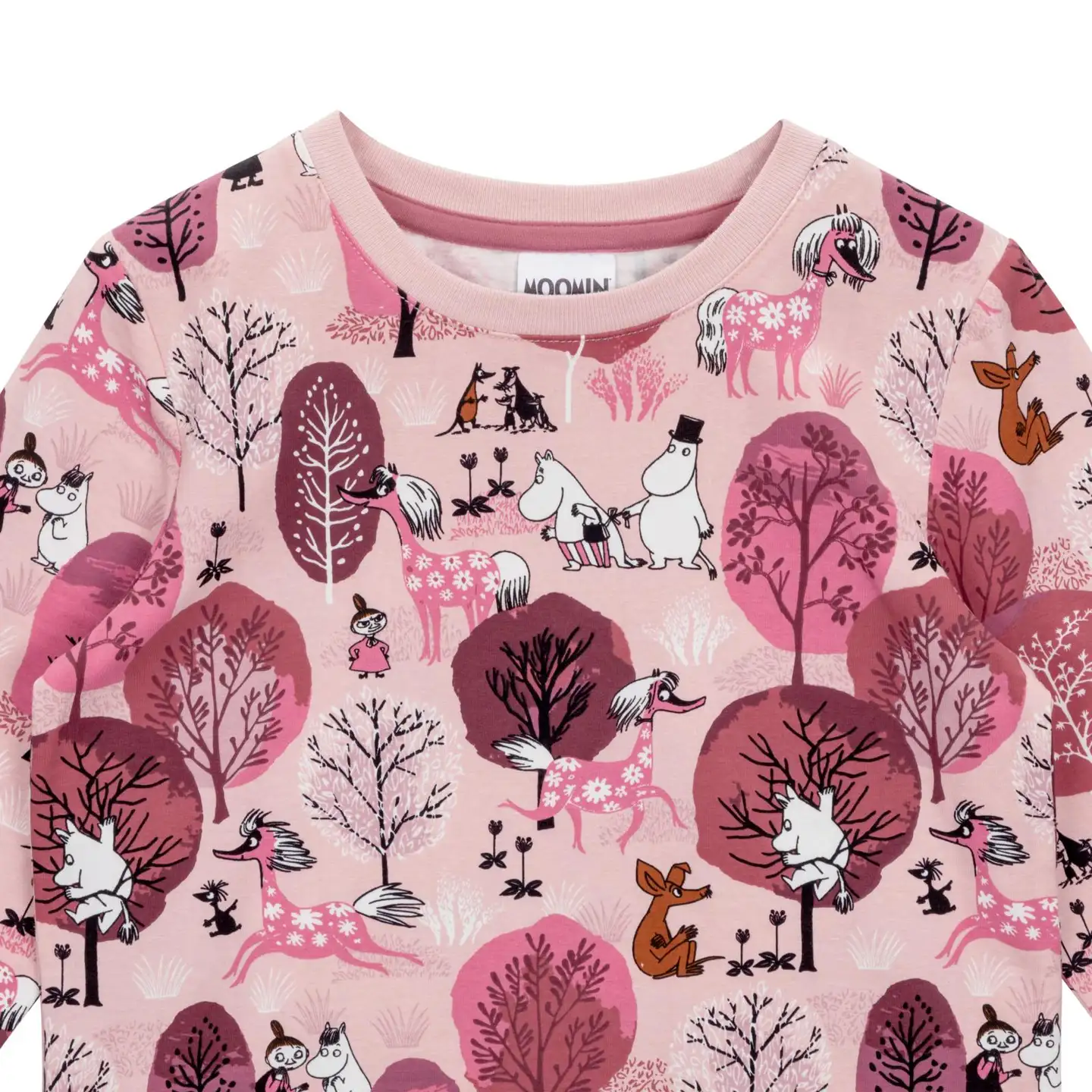 Muumi lasten paita Kuiskutus 590135 - Roosa - 2