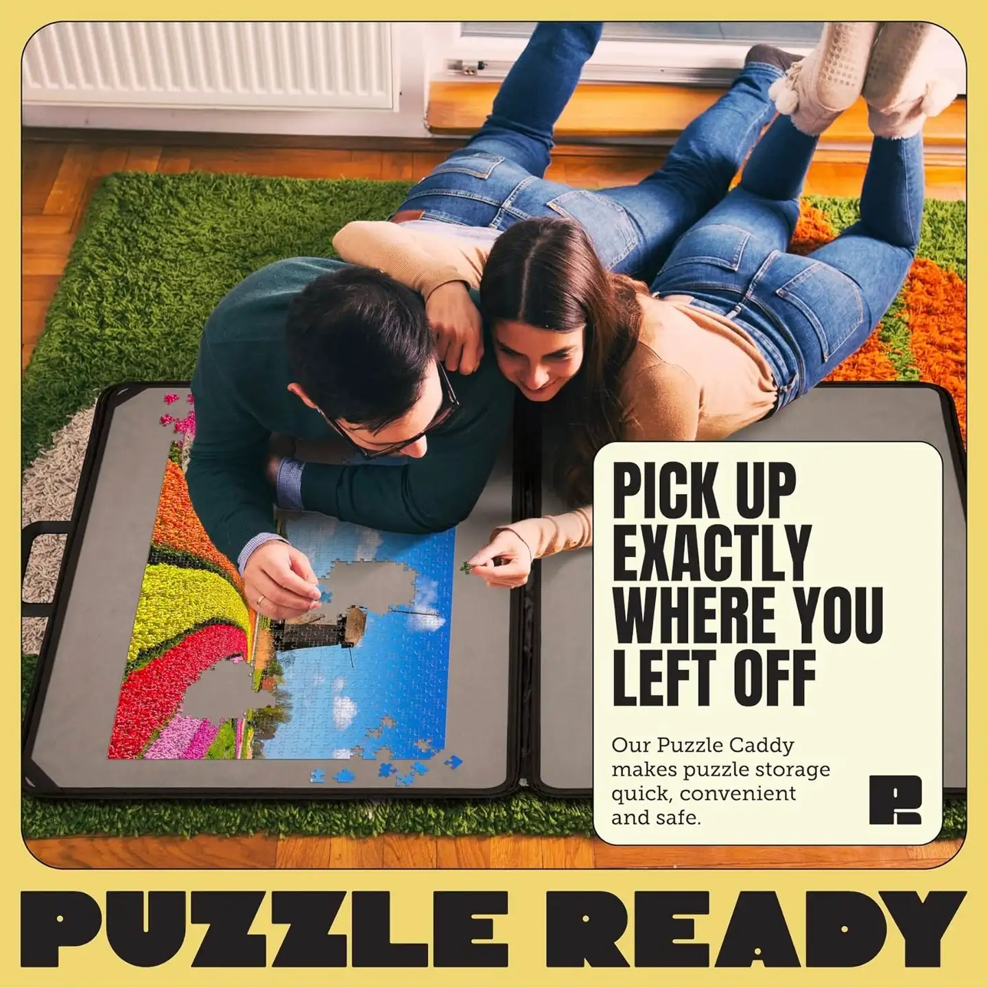 Puzzle Ready - Kannettava Palapelilauta, 1000 palan palapelille - 6