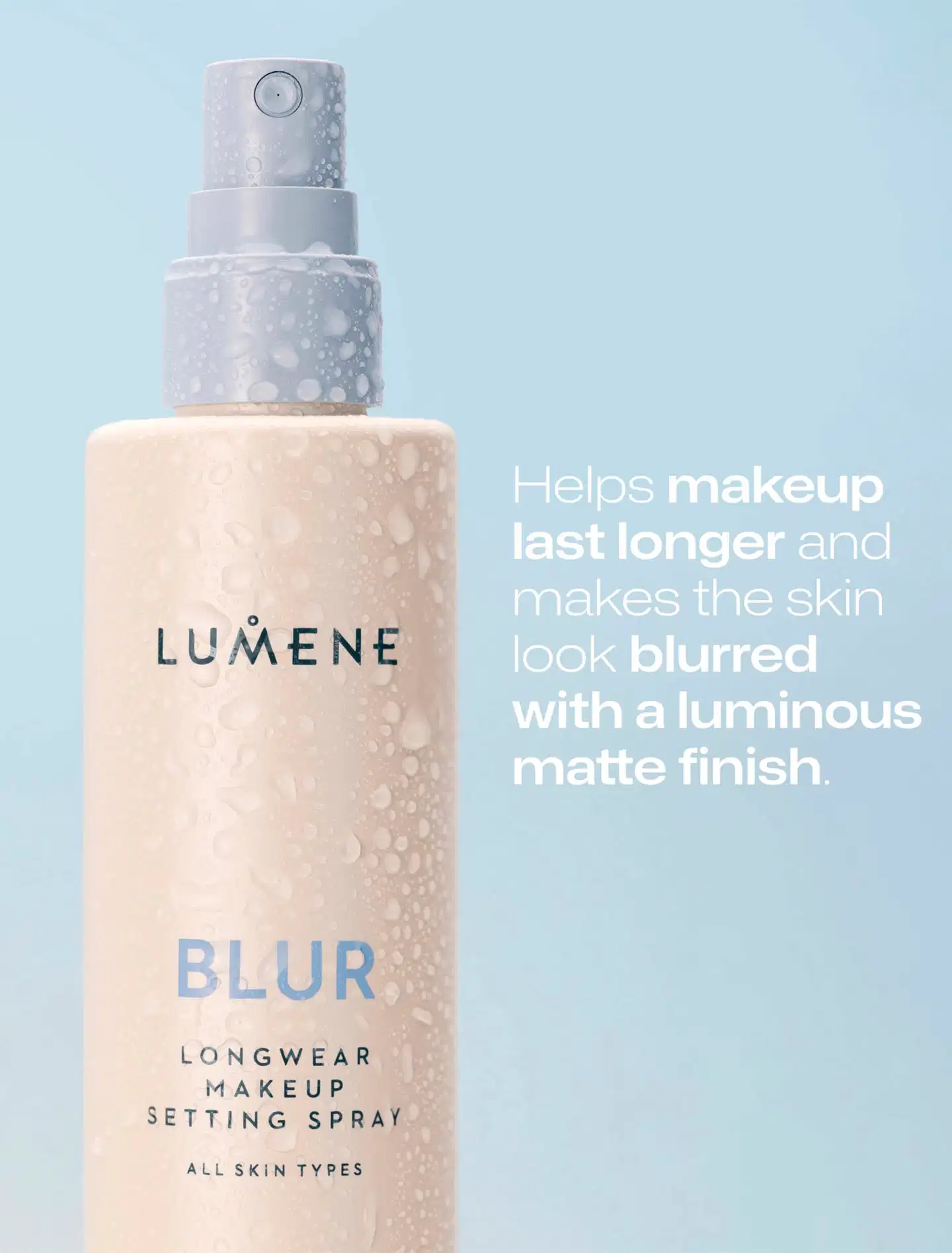 Lumene Blur Pitkäkestoinen meikinkiinnityssuihke 100ml - 4