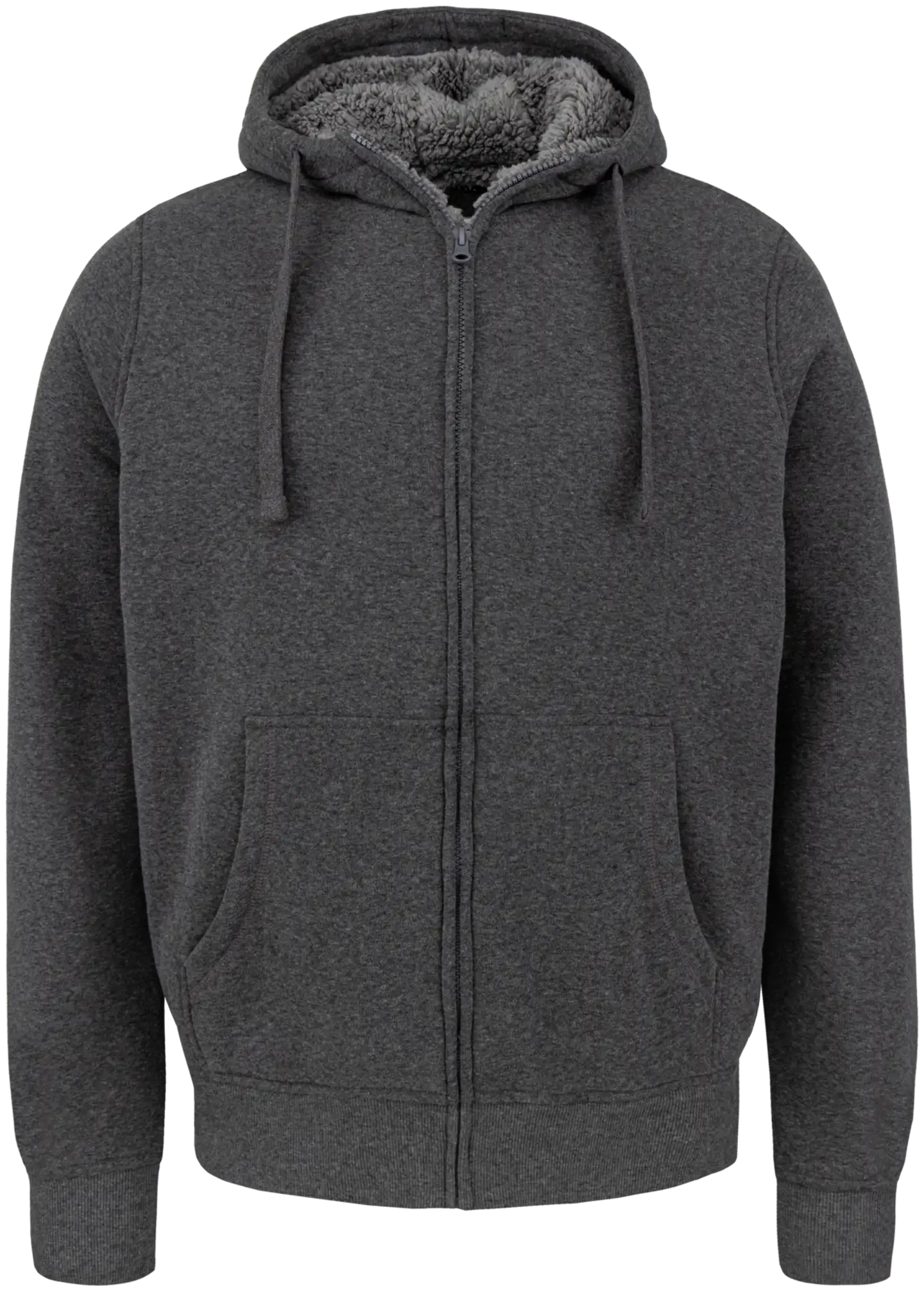 TEX miesten hupparitakki karvavuorella I992380 - ASPHALTE - 1