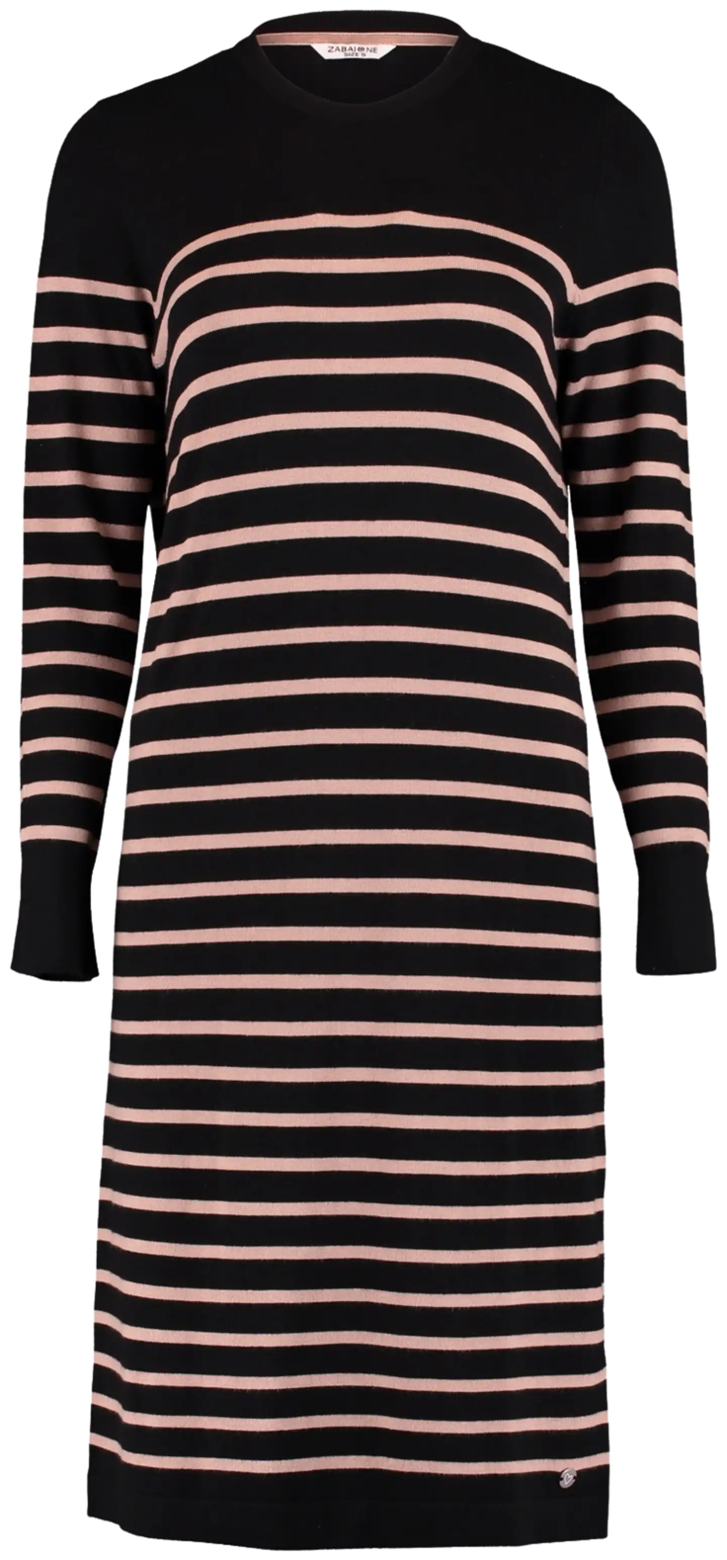 Zabaione naisten mekko Ol44ea WAL-151-0256 - black stripes - 1