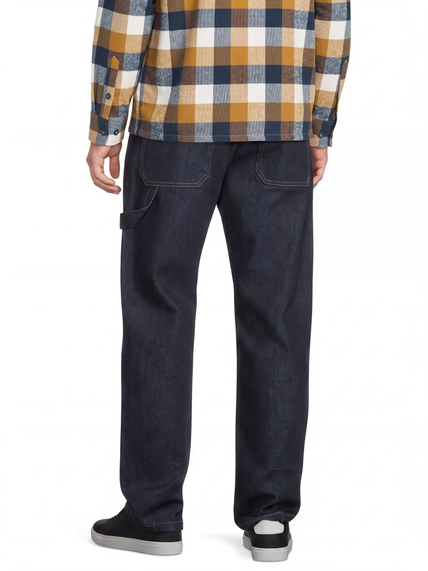 WKLY. miesten carpenter-farkut loose fit 202W312676 - Dk. blue denim - 3