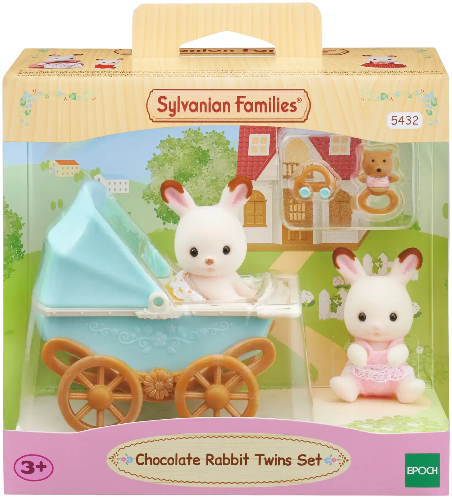 Sylvanian Families Suklaapupukaksoet -setti (vaunut) - 1