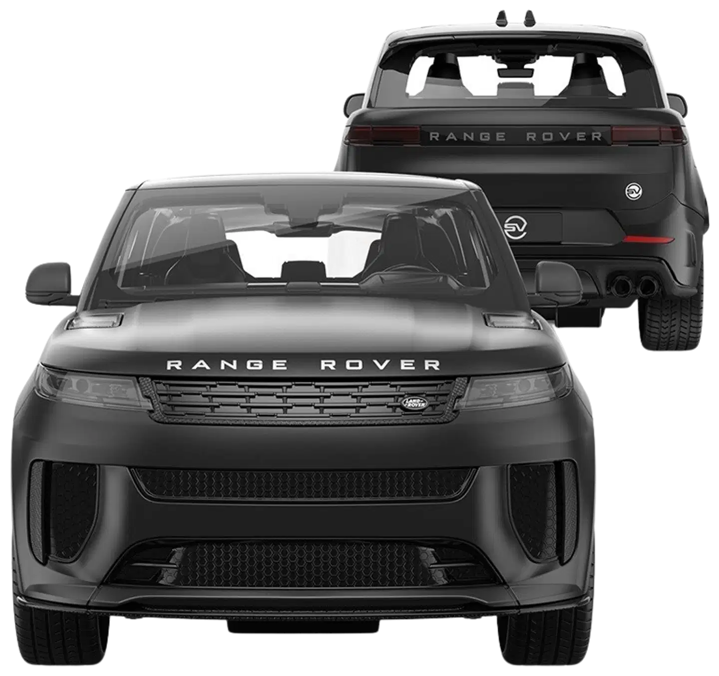 RASTAR 1:14 Range Rover Sport SV Radio-Ohjattava Musta - 2