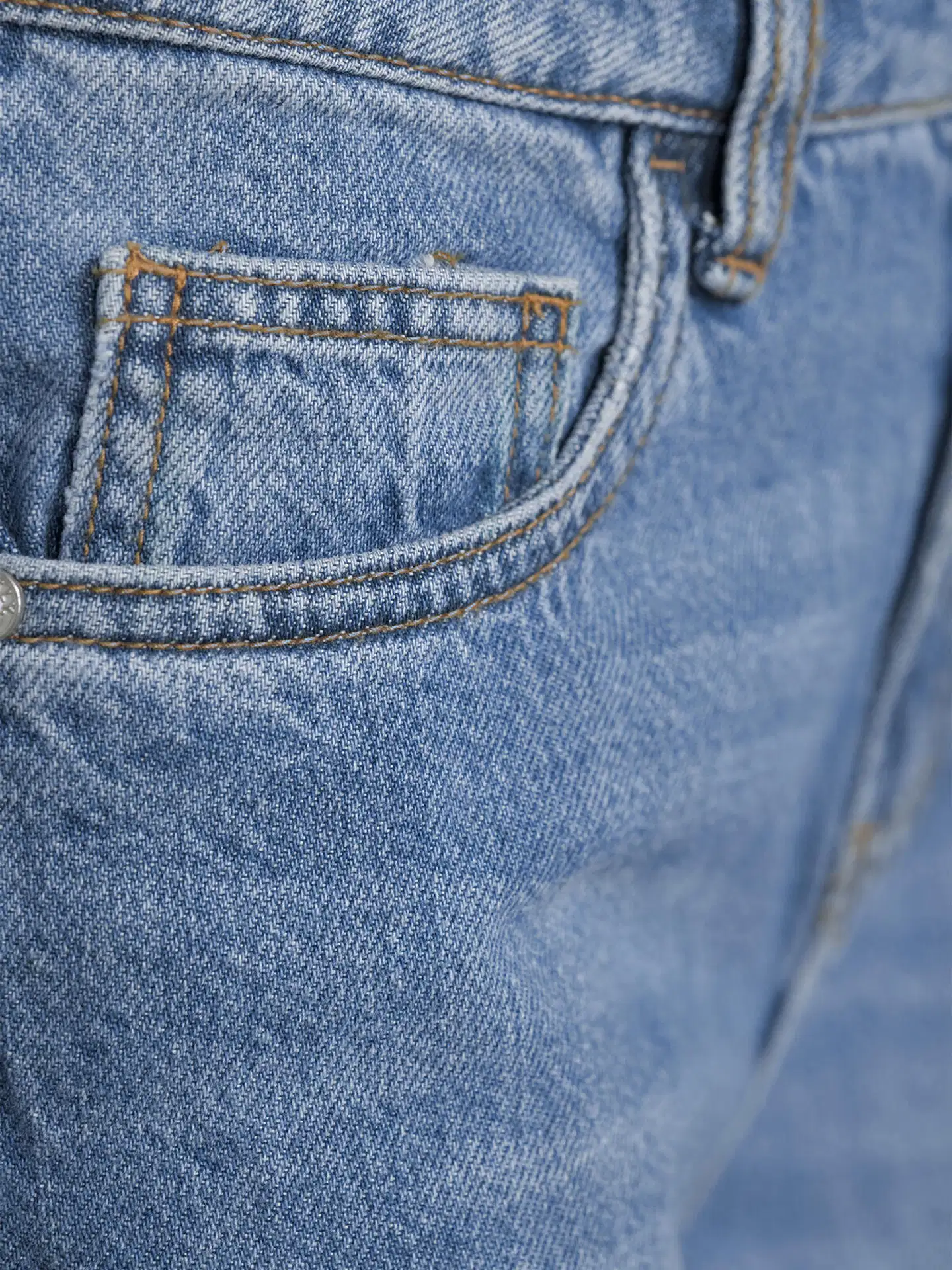 WKLY. naisten leveät farkut 222W282682 - Denim blue - 10