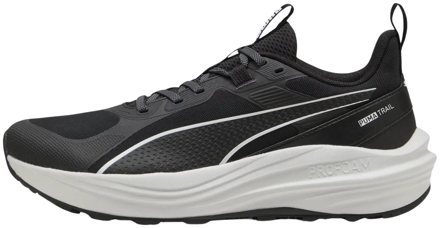 Puma miesten juoksukenkä Flare Pro Trail - PUMA Black-Feather Gray - 1