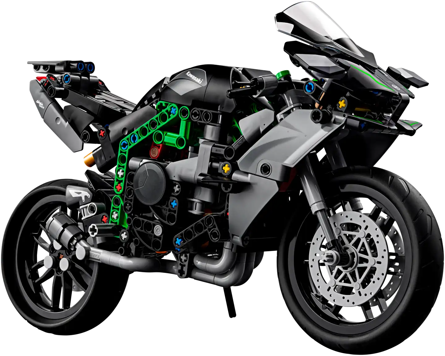 LEGO® Technic 42170 Kawasaki Ninja H2R moottoripyörä, rakennussetti - 4