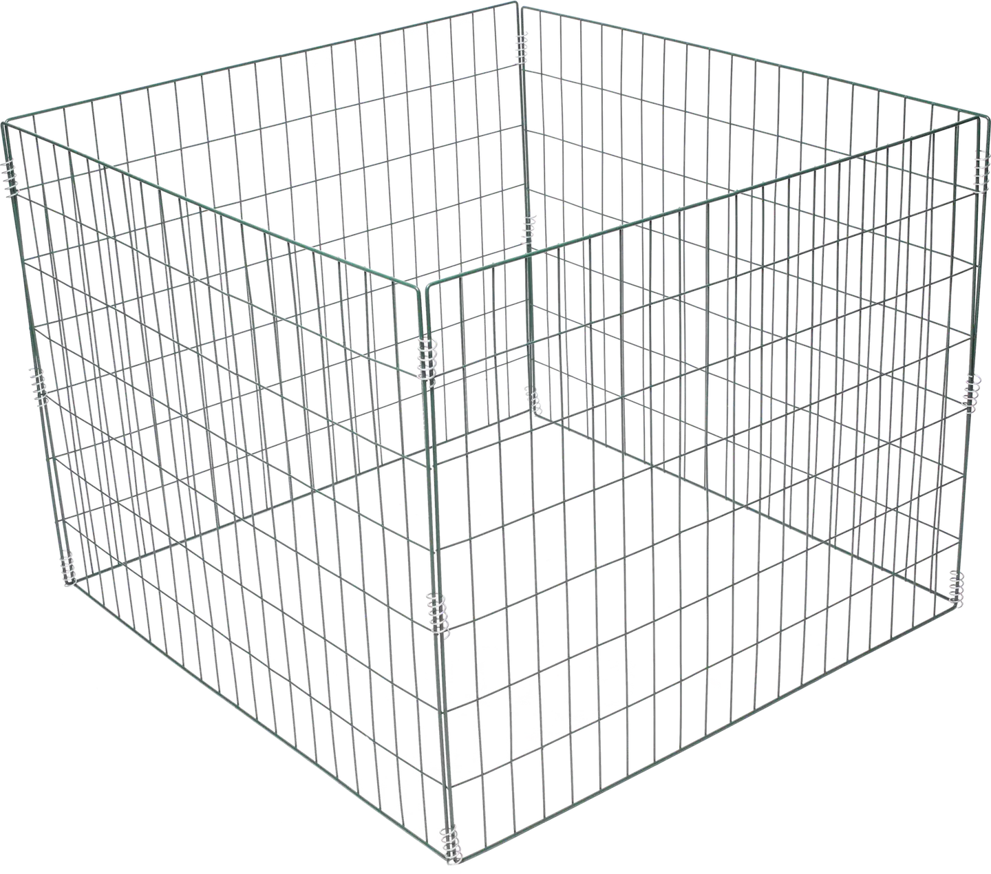 Lehtikompostori teräsverkko 90 x 90 x 70 cm - 3