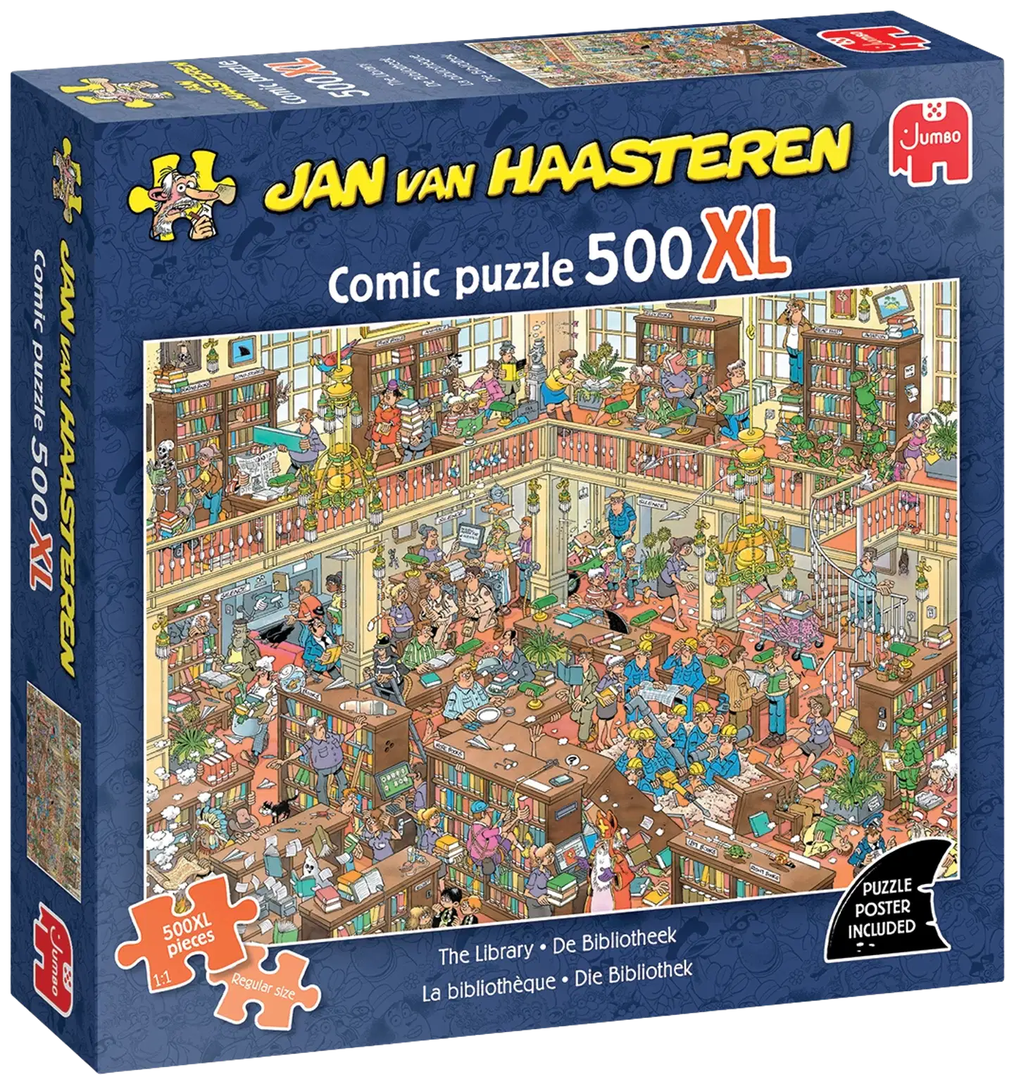 Jumbo palapeli JvH The Library! 500 XL - 1