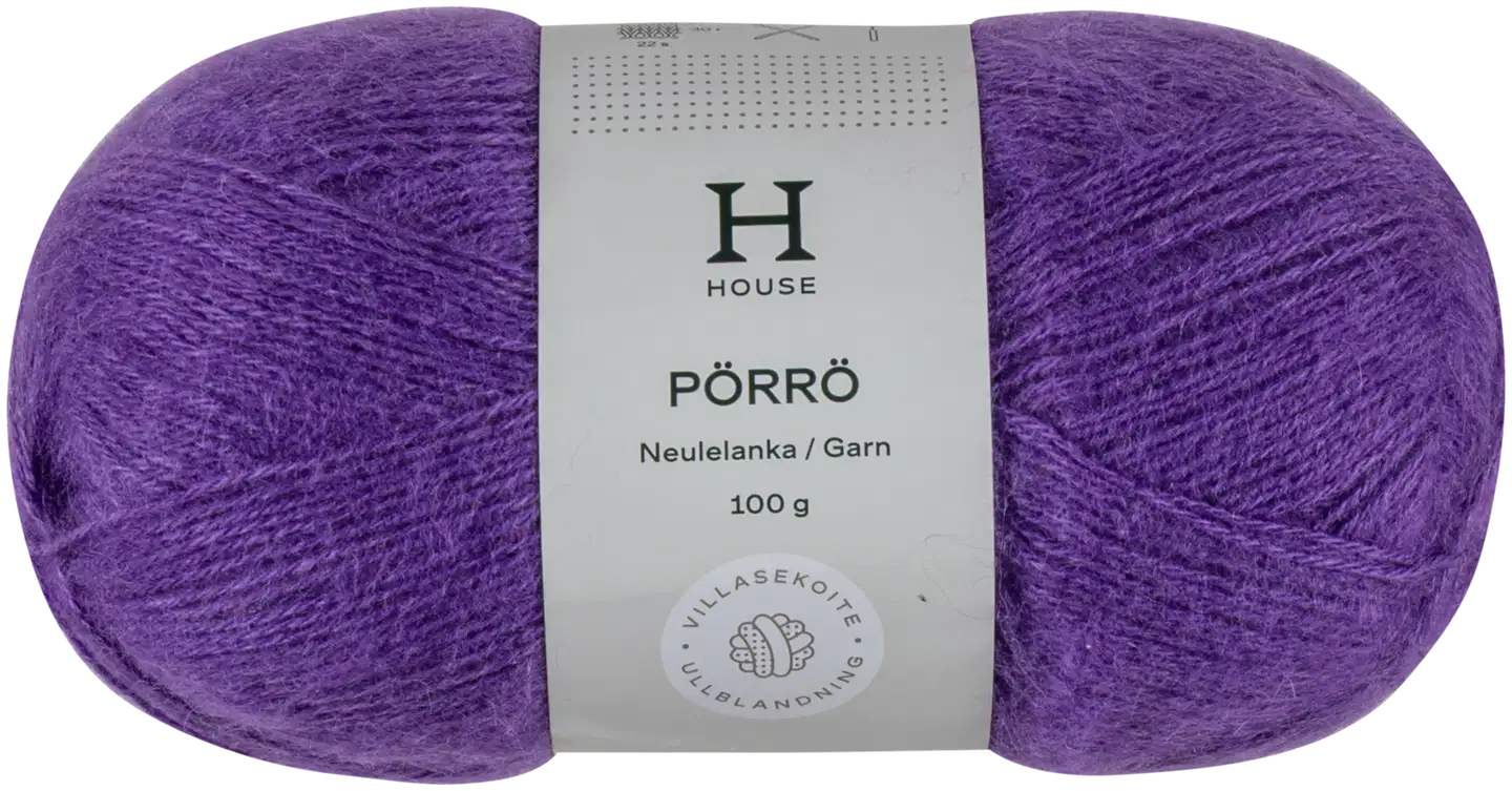 House lanka mohair-villa-akryyli Pörrö 100 g Cold lilac 187