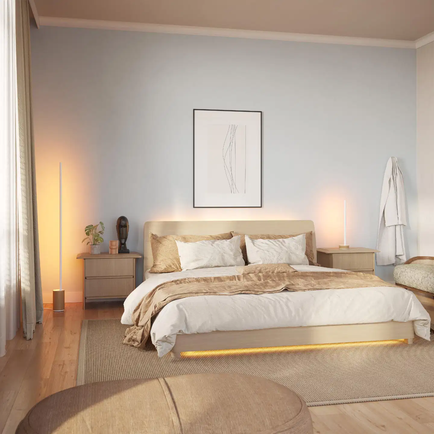 Philips Hue Gradient Signe -pöytävalaisin 12W 2000-6500K 1040LM tammi - 6