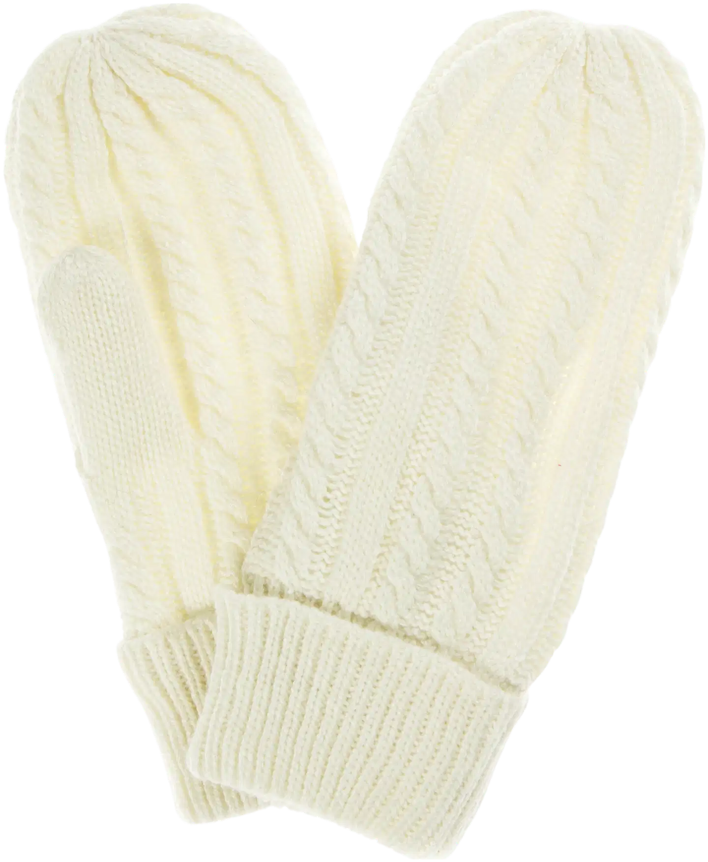 House naisten palmikkolapaset 216H401636 - Offwhite