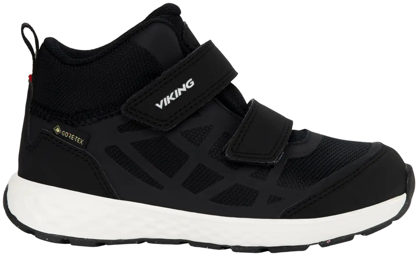 Viking lasten Gore-Tex välikausikenkä Veme Mid - Black/white - 1