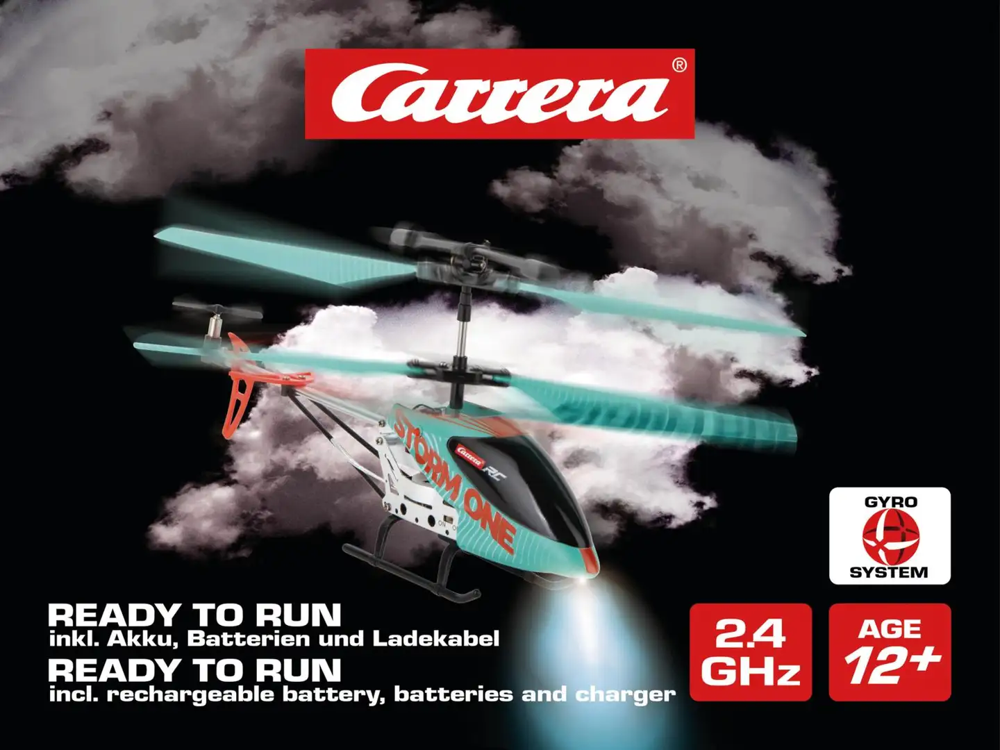Carrera RC radio-ohjattava helikopteri Storm One 2,4 GHz - 14