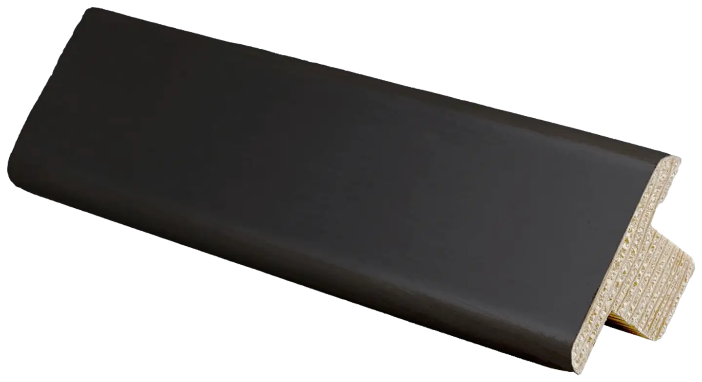 Maler T-Lista sormijatkettu Mänty 21x40x1000 Laminaatti Musta