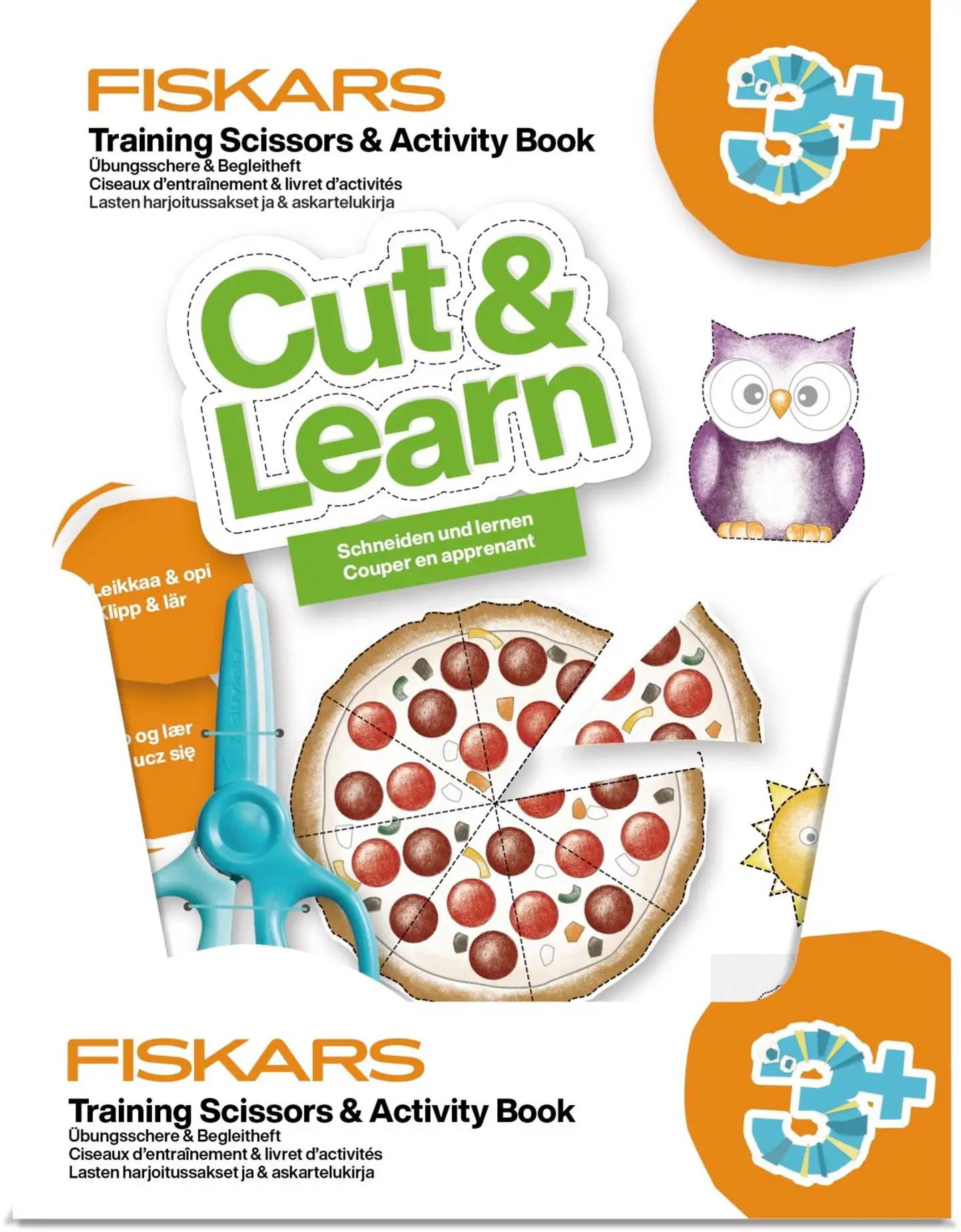 Fiskars Harjoitussakset & askartelukirja 3+ - 7