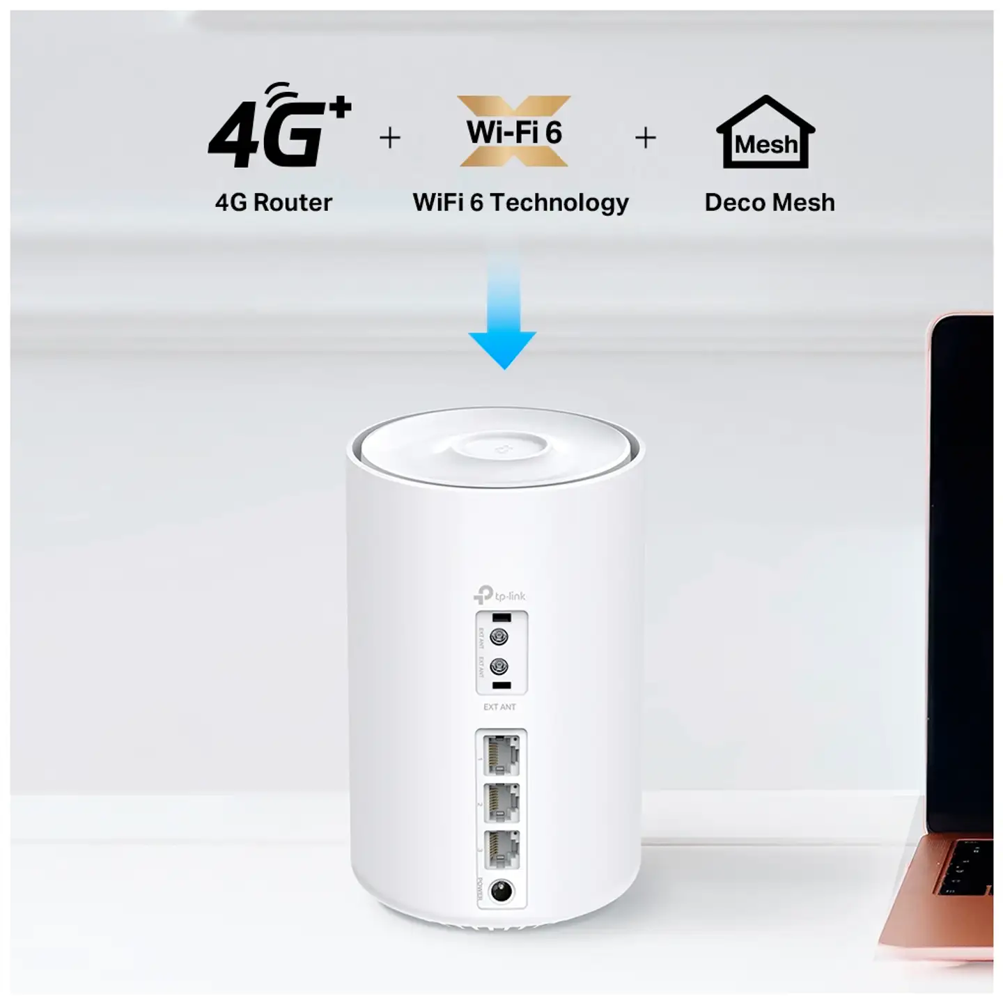 TP-Link Deko X10 4G+ AX1500 mesh WIFI6 yksikkö - 5