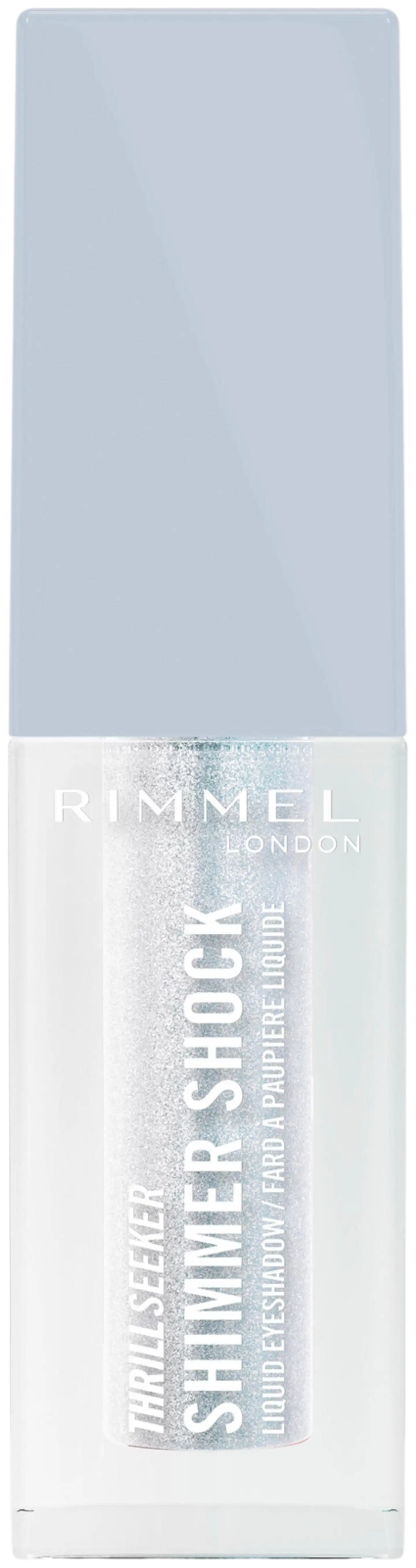 Rimmel Thrill Seeker Shimmer Shock Liquid Eyeshadow 004 Electric Honey 3,5 ml, luomiväri - 001 Icy Crush