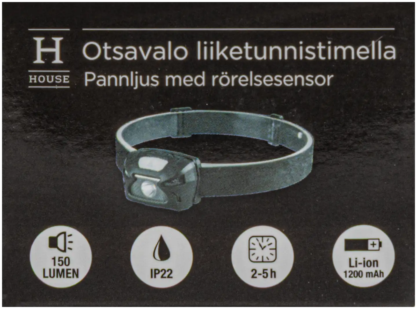 House otsavalo 150 LM liiketunnistimella - 2