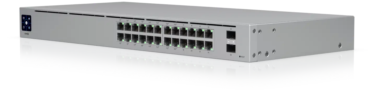 Ubiquiti 24-porttinen gigabit PoE -kytkin SFP-uplink-liitännällä USW-24-POE - 5