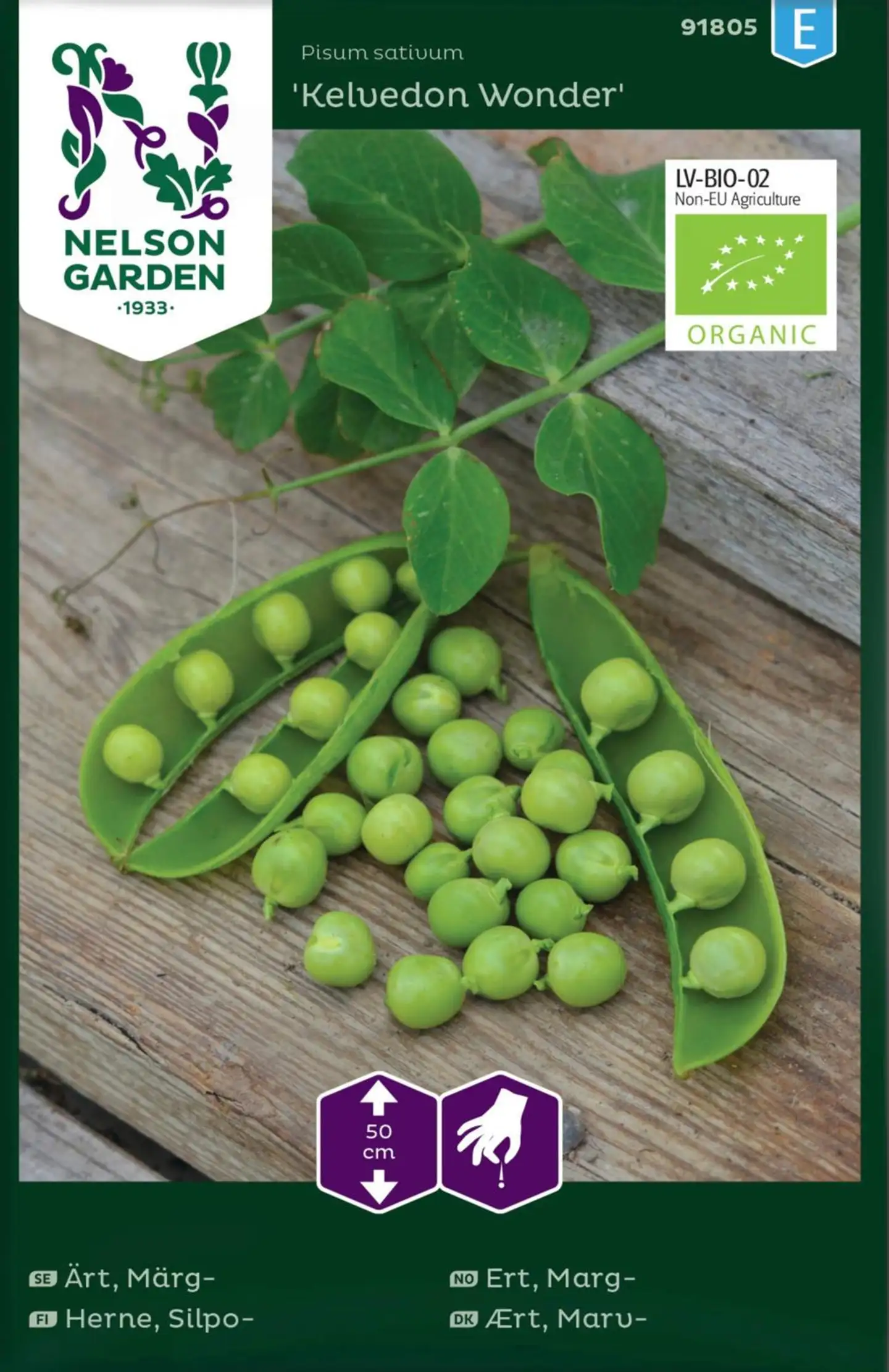 Nelson Garden Siemen Herne Silpo Kelvedon Wonder Organic Prisma 